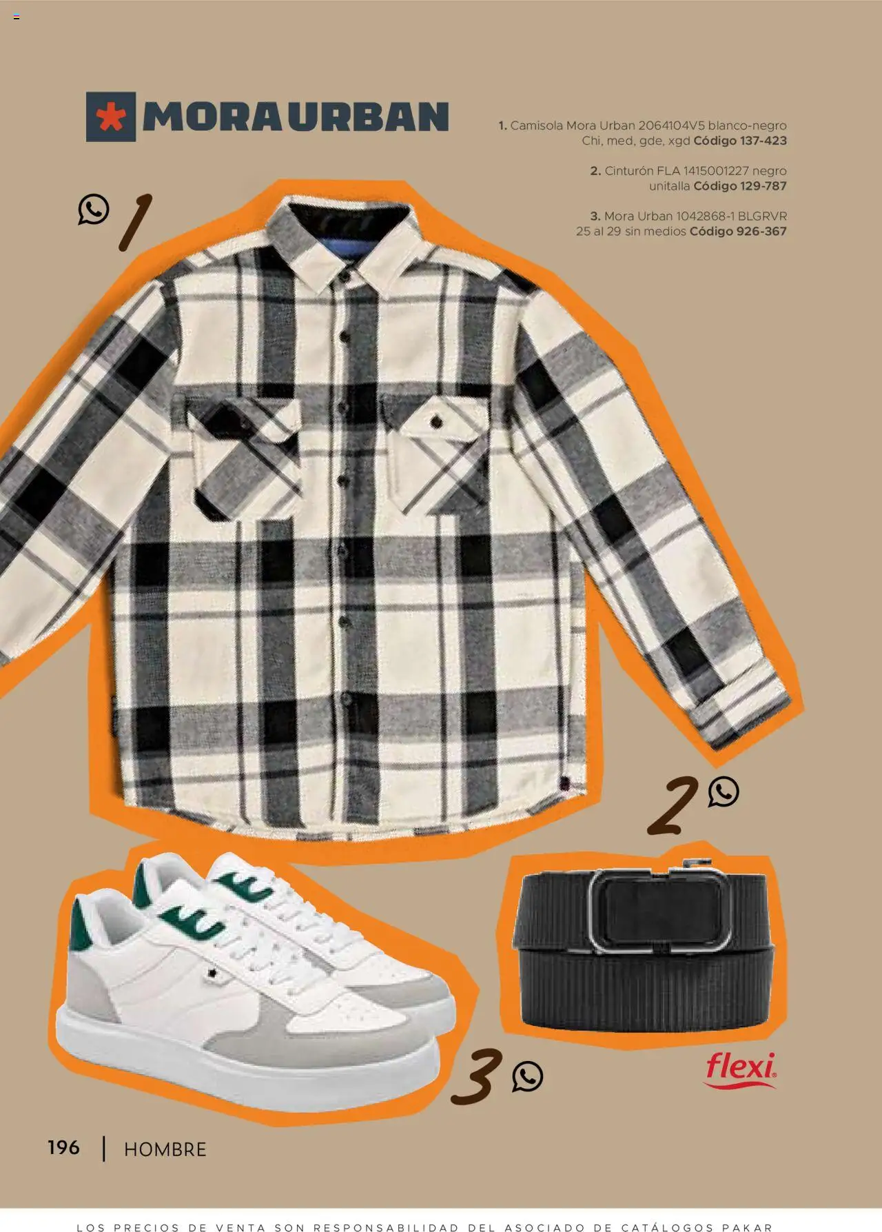 Nuevas ofertas de SC Pakar válidas en toda la República Mexicana desde el 24.07.2025. ¡Encuentra las mejores ofertas en SC Pakar Catálogo Ropa y Accesorios! | Página: 196 | Productos: Cinturón