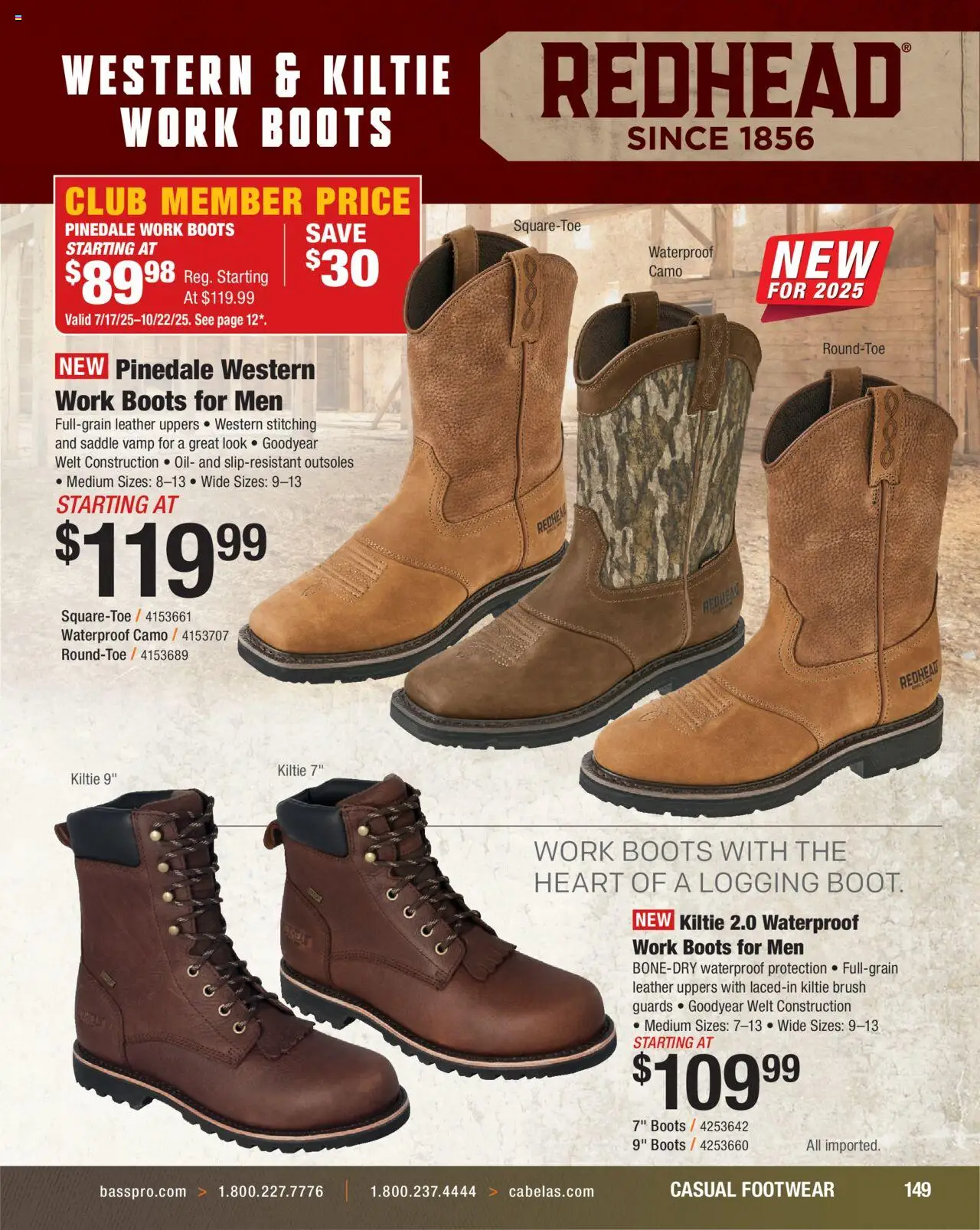 Cabela's Hunting Master 25 - valid from 11.08.2025 | Page: 149 | Products: Brush, Boots