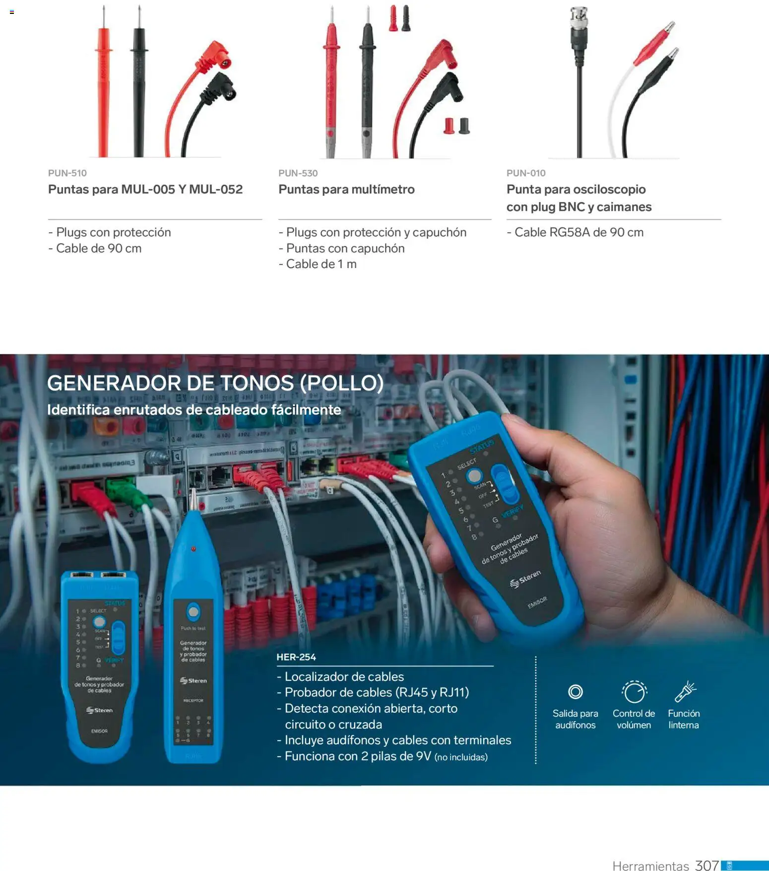 Nuevas ofertas de Steren válidas en toda la República Mexicana desde el 01.01.2026. ¡Encuentra las mejores ofertas en Steren catálogo! | Página: 319 | Productos: Linterna, Audífonos, Cable, Pilas