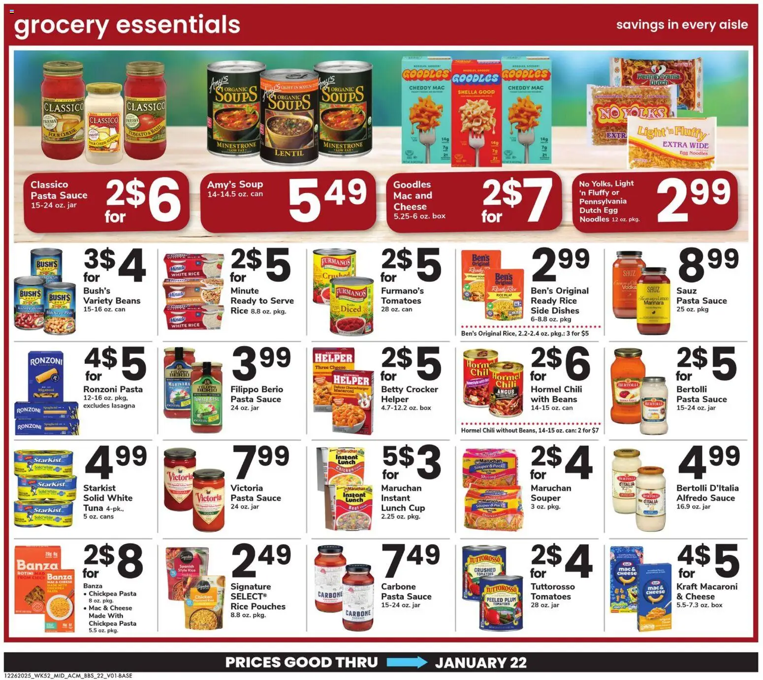 Acme - Big Book of Savings - valid from 26.12.2025 | Page: 22 | Products: Plum, Box, Cheese, Noodles
