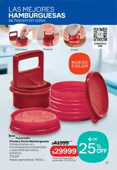 Tupperware Folleto │ válido desde el 23.07.2025 | Página: 26 | Productos: Prensa