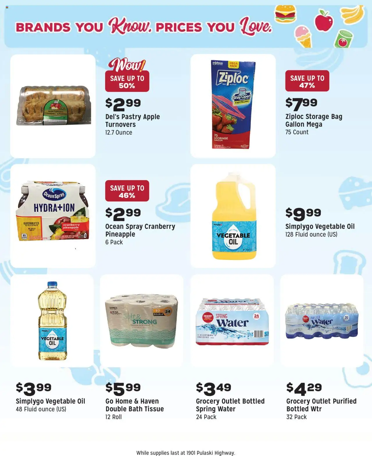 Grocery Outlet Weekly Ad - MD - valid from 10.09.2025 | Page: 6 | Products: Bath, Pineapple, Water, Bag