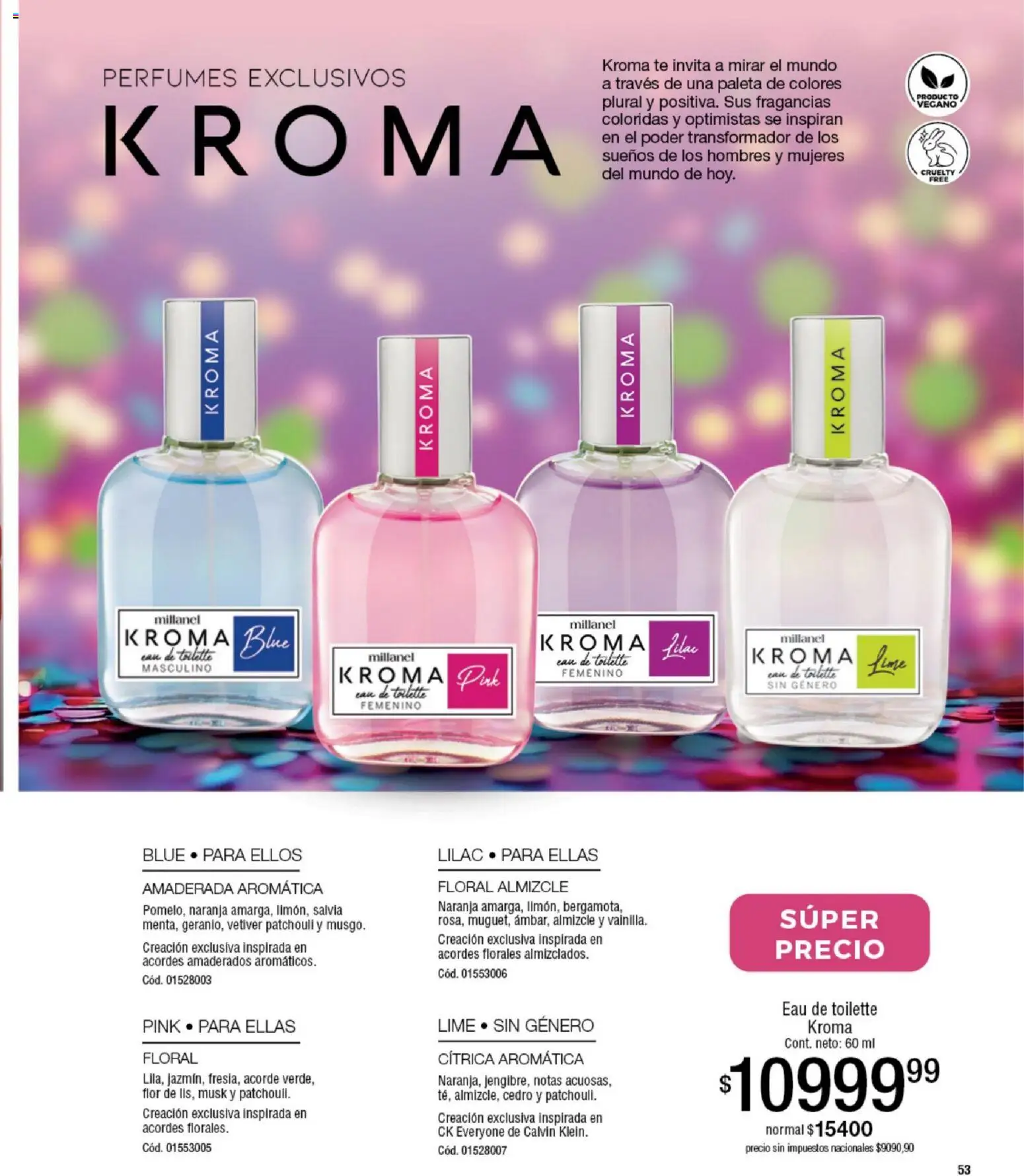 Millanel - Catálogo │ válido desde el 08.12.2025 | Página: 53 | Productos: Eau de toilette, Paleta, Té