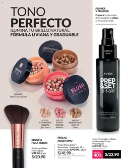 Catálogo Avon válido desde 29.08.2025 | Página: 24 | Productos: Brocha, Maquillaje, Bronceador, Rubor