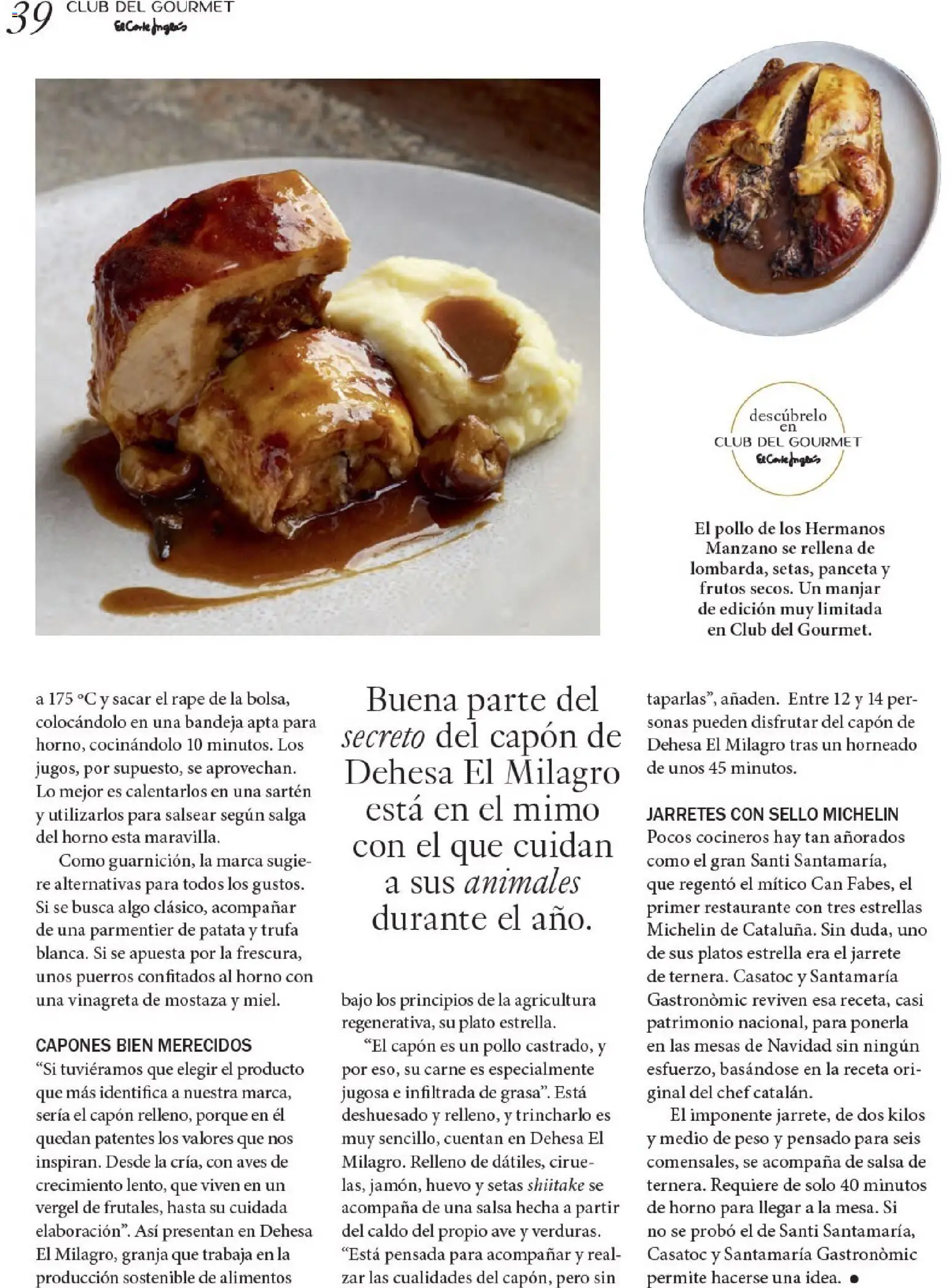 Nuevas ofertas de El Corte Inglés válidas en toda la República Mexicana desde el 11.12.2025. ¡Encuentra las mejores ofertas en El Corte Inglés catálogo Gourmet! | Página: 39 | Productos: Pollo, Horno, Huevo, Sartén