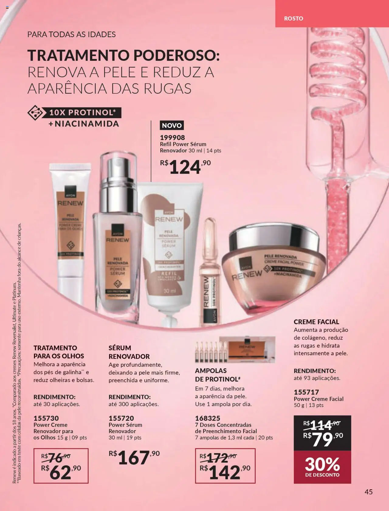 Avon Folheto - válido de 27.09.2025 | Página: 45 | Produtos: Sérum, Creme