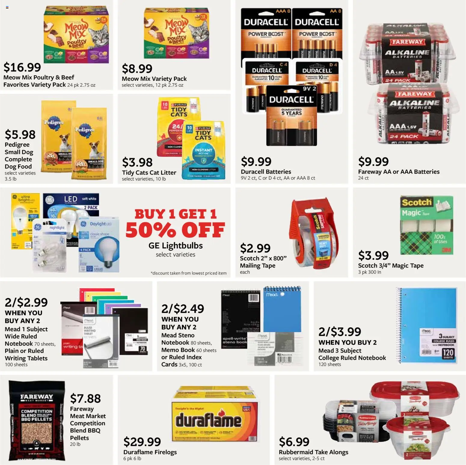 Fareway Monthly Ad - valid from 29.12.2025 | Page: 31 | Products: Cat Litter, Beef, Notebook, Poultry