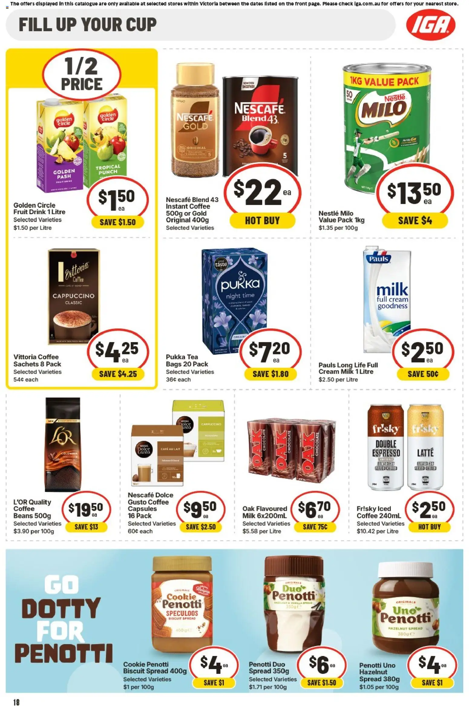 IGA catalogue - valid from 14.01.2026 | Page: 19 | Products: Coffee, Chocolate, Tea, Nescafe