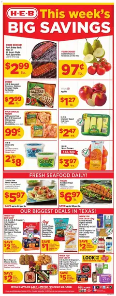 Preview of H-E-B weekly ads valid from 29.10.2025