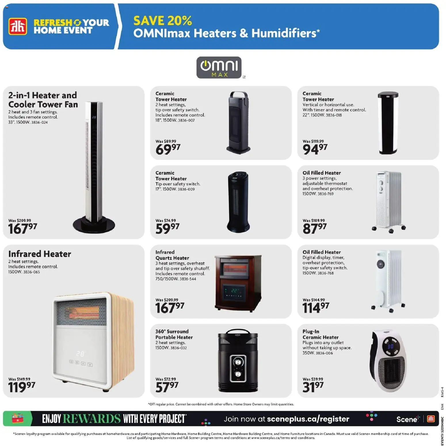 Home Hardware flyer valid from 01.01.2026 | Page: 11 | Products: Fan, Oil