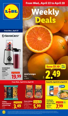 Preview of Lidl weekly ads valid from 22.04.2026
