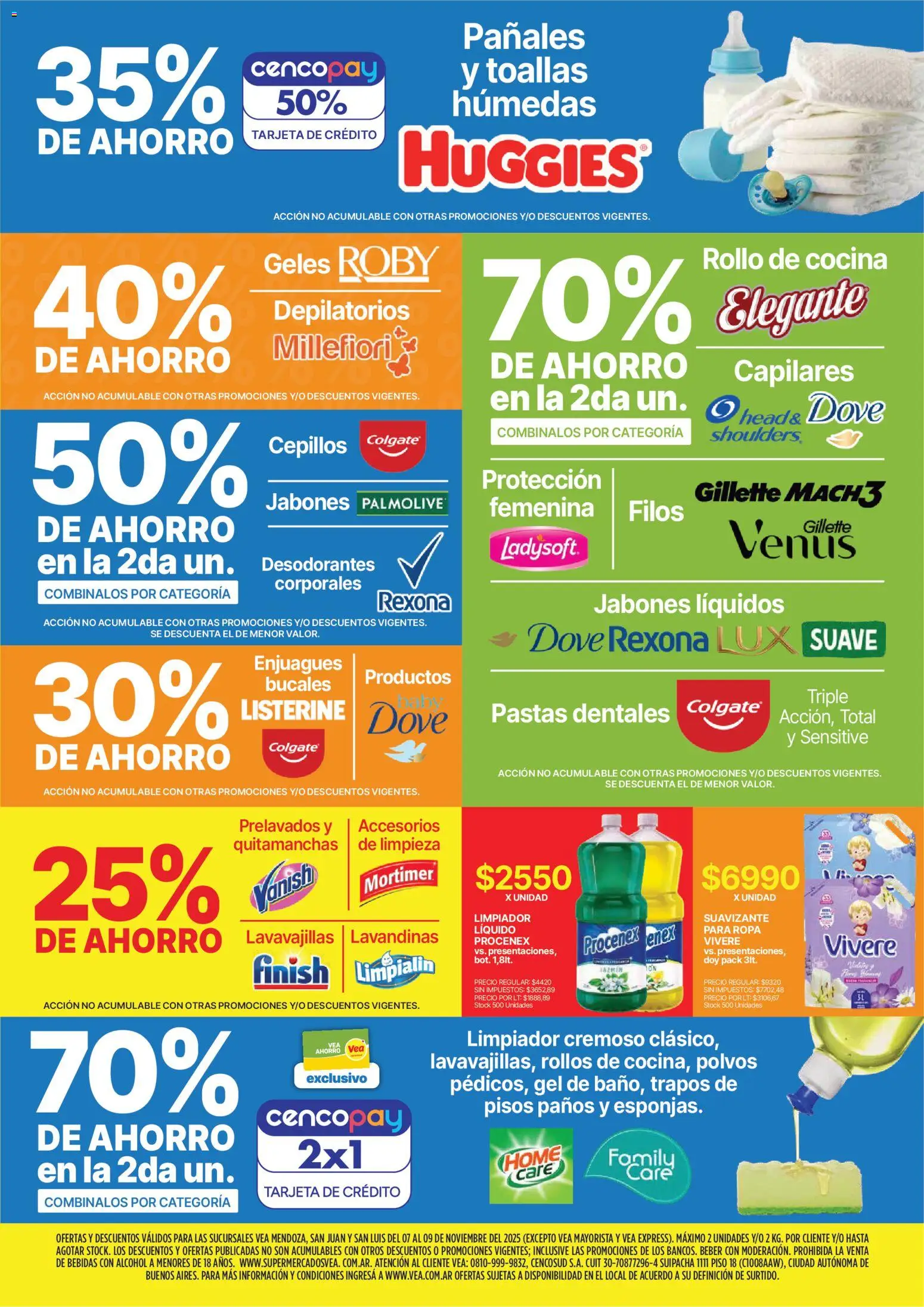 Vea ofertas │ válido desde el 07.11.2025 | Página: 8 | Productos: Cocina, Quitamanchas, Suavizante, Limpiador