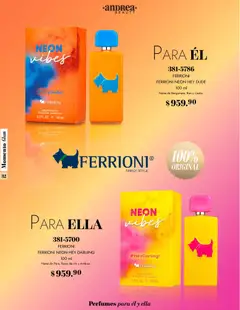 Vista previa de Andrea catálogo Momento Glam, nuevo folleto de la tienda, válido en México a partir del 26.10.2025 | Página: 32 | Productos: Eau de toilette