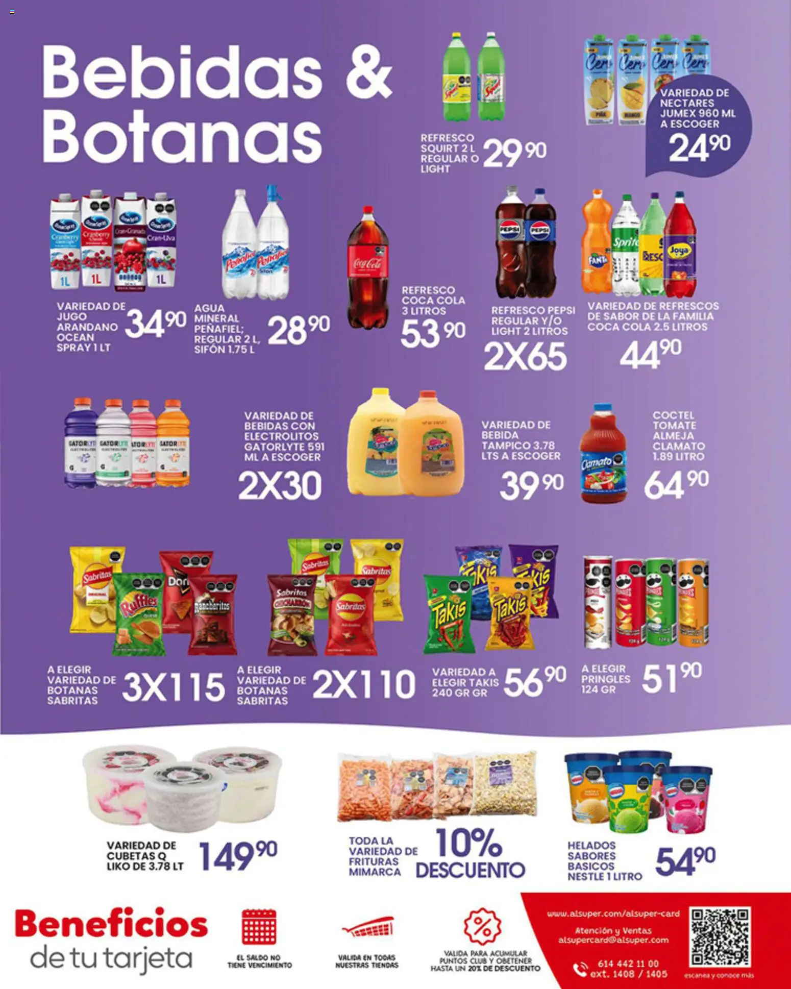 Nuevas ofertas de Alsuper válidas en toda la República Mexicana desde el 17.04.2026. ¡Encuentra las mejores ofertas en Alsuper folleto Chihuahua-Estado! | Página: 7 | Productos: Refresco, Tomate, Agua, Jugo