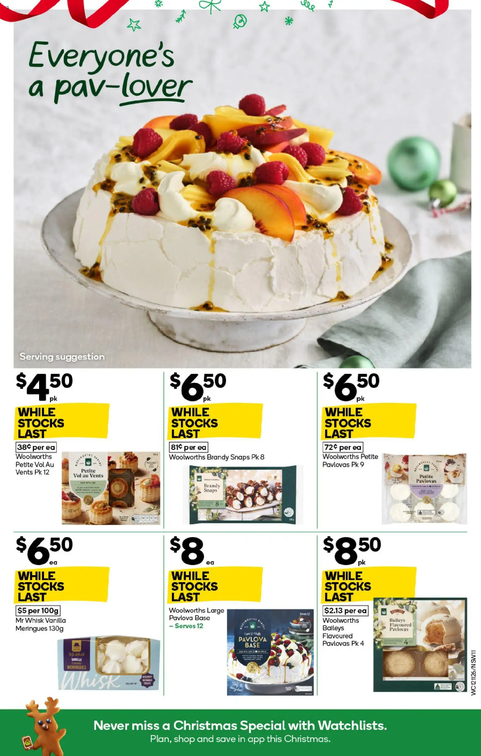 Woolworths catalogue - valid from 12.11.2025 | Page: 11 | Products: Pavlova