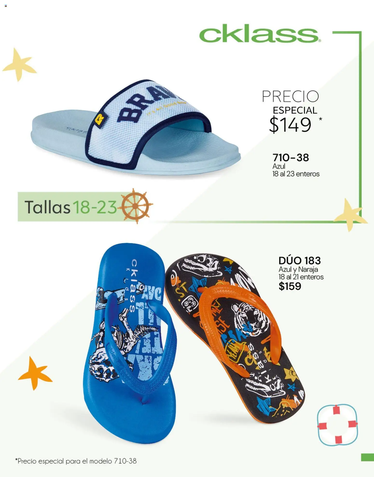 Nuevas ofertas de Cklass válidas en toda la República Mexicana desde el 05.03.2026. ¡Encuentra las mejores ofertas en Cklass catálogo Complemento Verano Calzado! | Página: 215