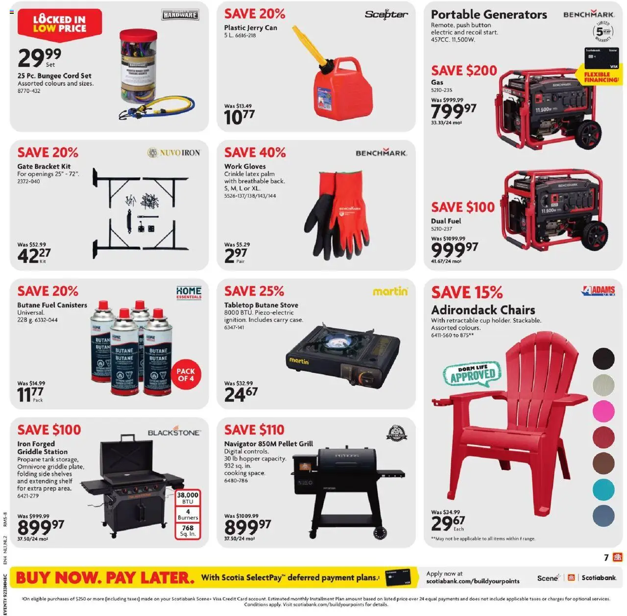 Home Hardware flyer valid from 14.08.2025 | Page: 13 | Products: Gloves, Grill, Iron, Shelf