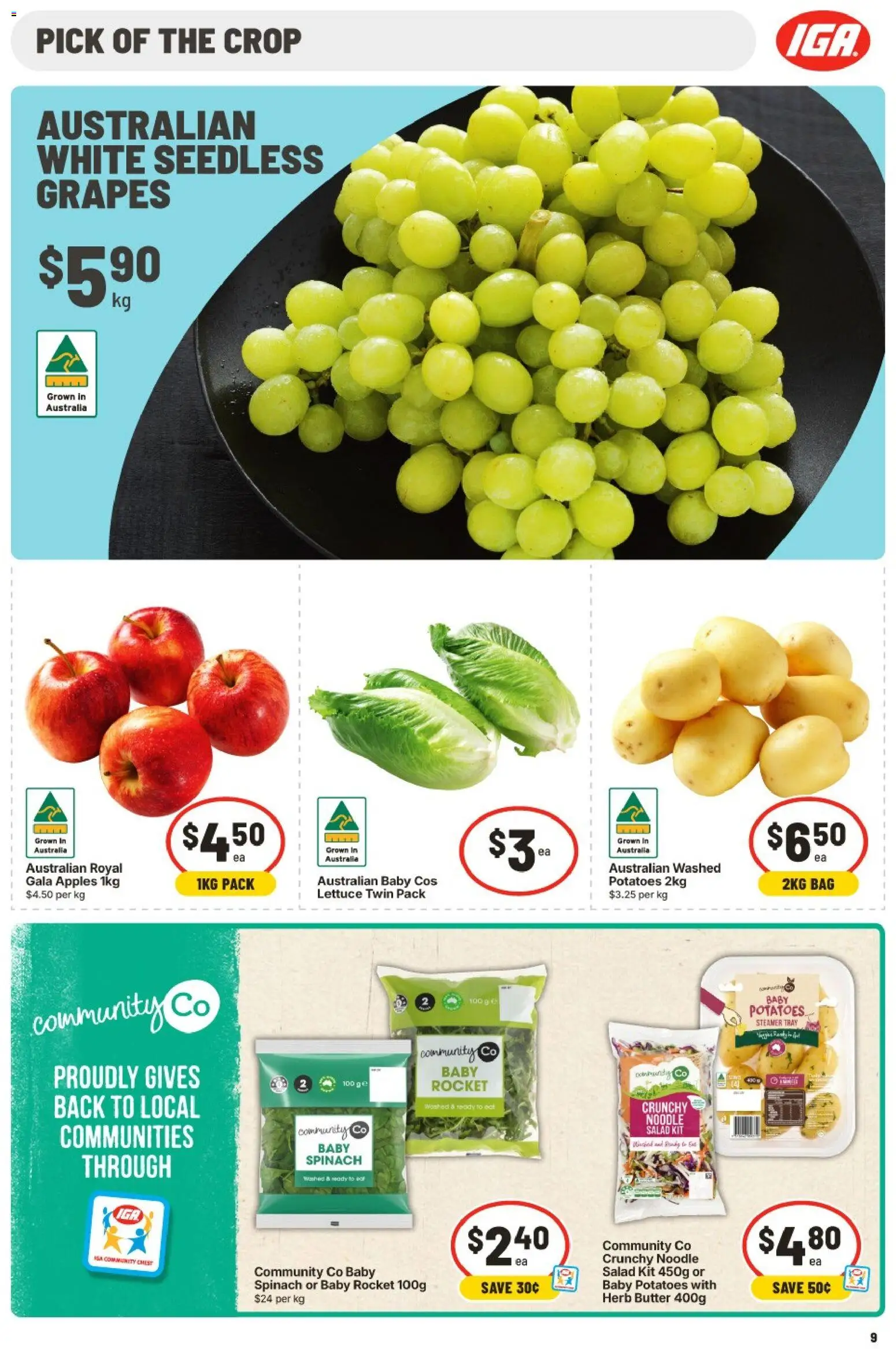 IGA catalogue - valid from 29.04.2026 | Page: 10 | Products: Butter, Herb, Potatoes, Bag