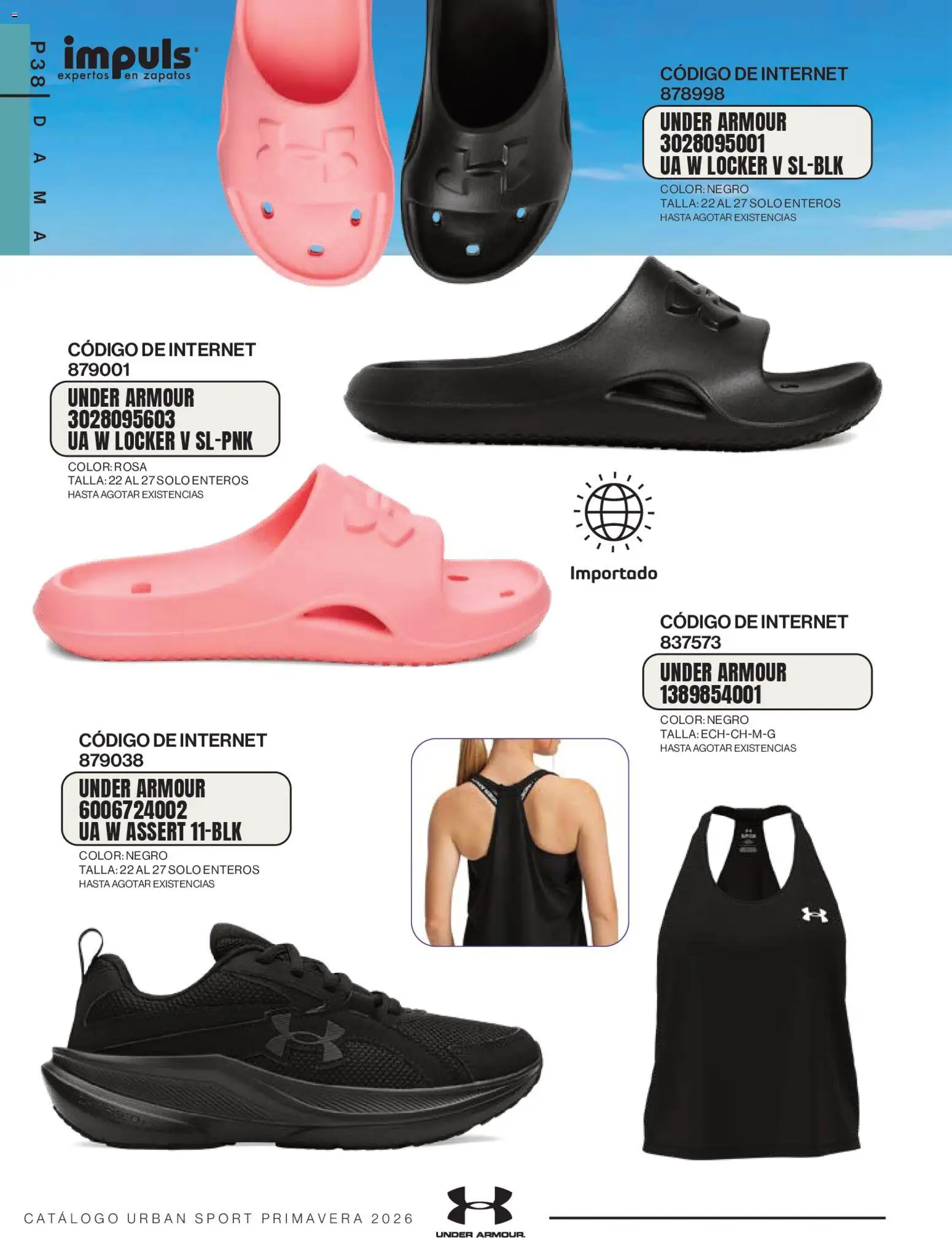 Nuevas ofertas de Impuls válidas en toda la República Mexicana desde el 01.03.2026. ¡Encuentra las mejores ofertas en Impuls catálogo Urban Sport! | Página: 40 | Productos: Zapatos