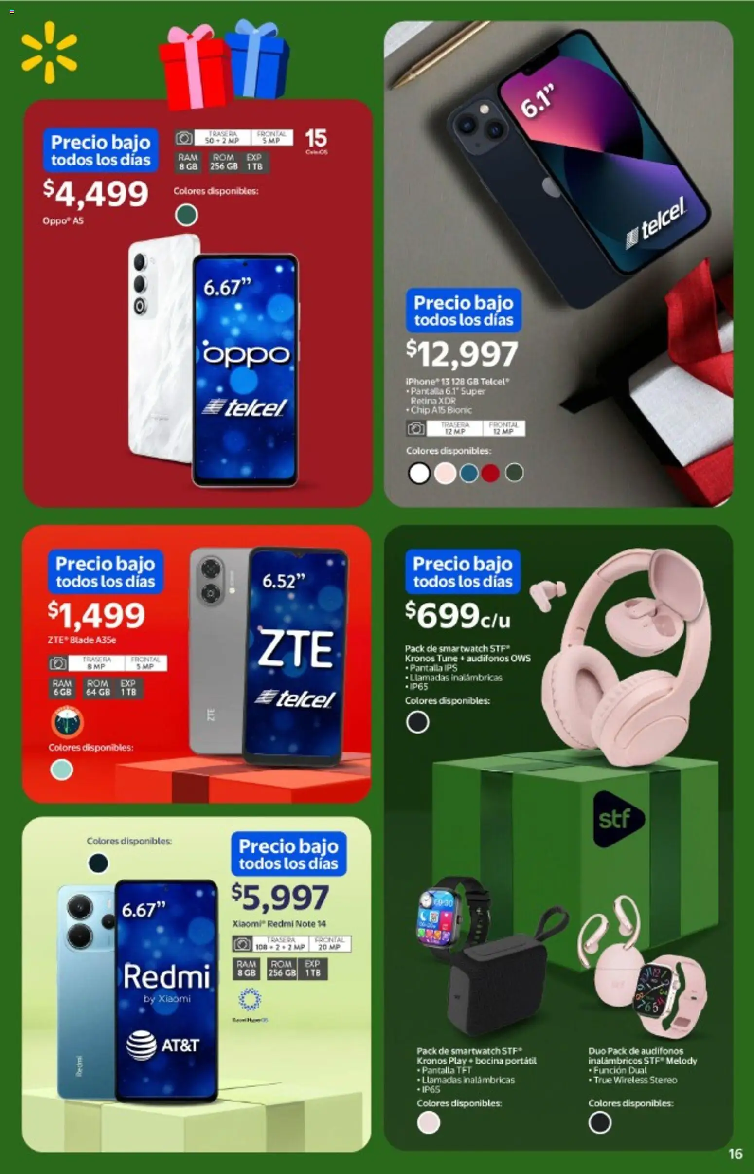 Nuevas ofertas de Walmart válidas en toda la República Mexicana desde el 26.11.2025. ¡Encuentra las mejores ofertas en Walmart folleto! | Página: 16