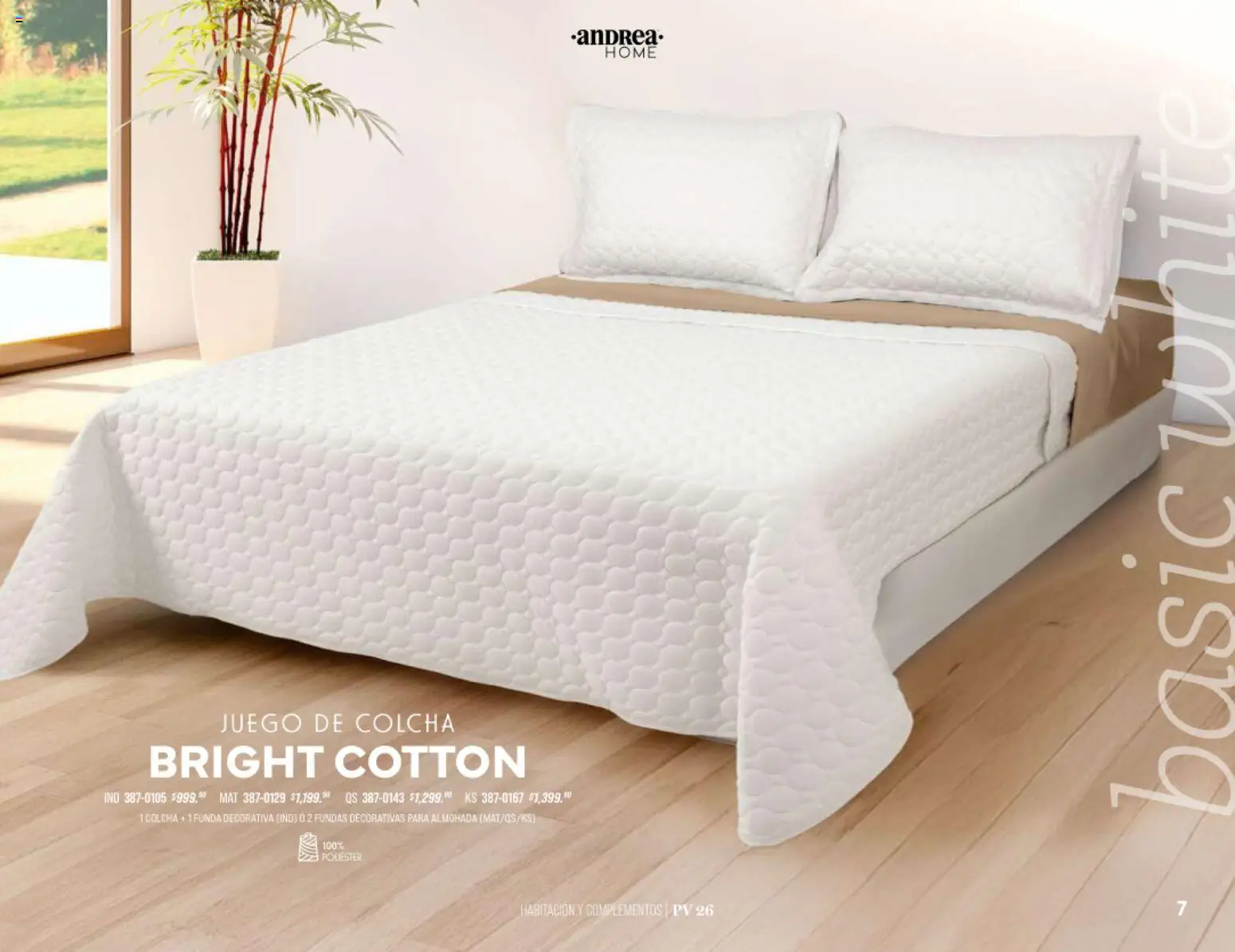 Nuevas ofertas de Andrea válidas en toda la República Mexicana desde el 25.01.2026. ¡Encuentra las mejores ofertas en Andrea catálogo Home! | Página: 7 | Productos: Juego, Funda, Almohada