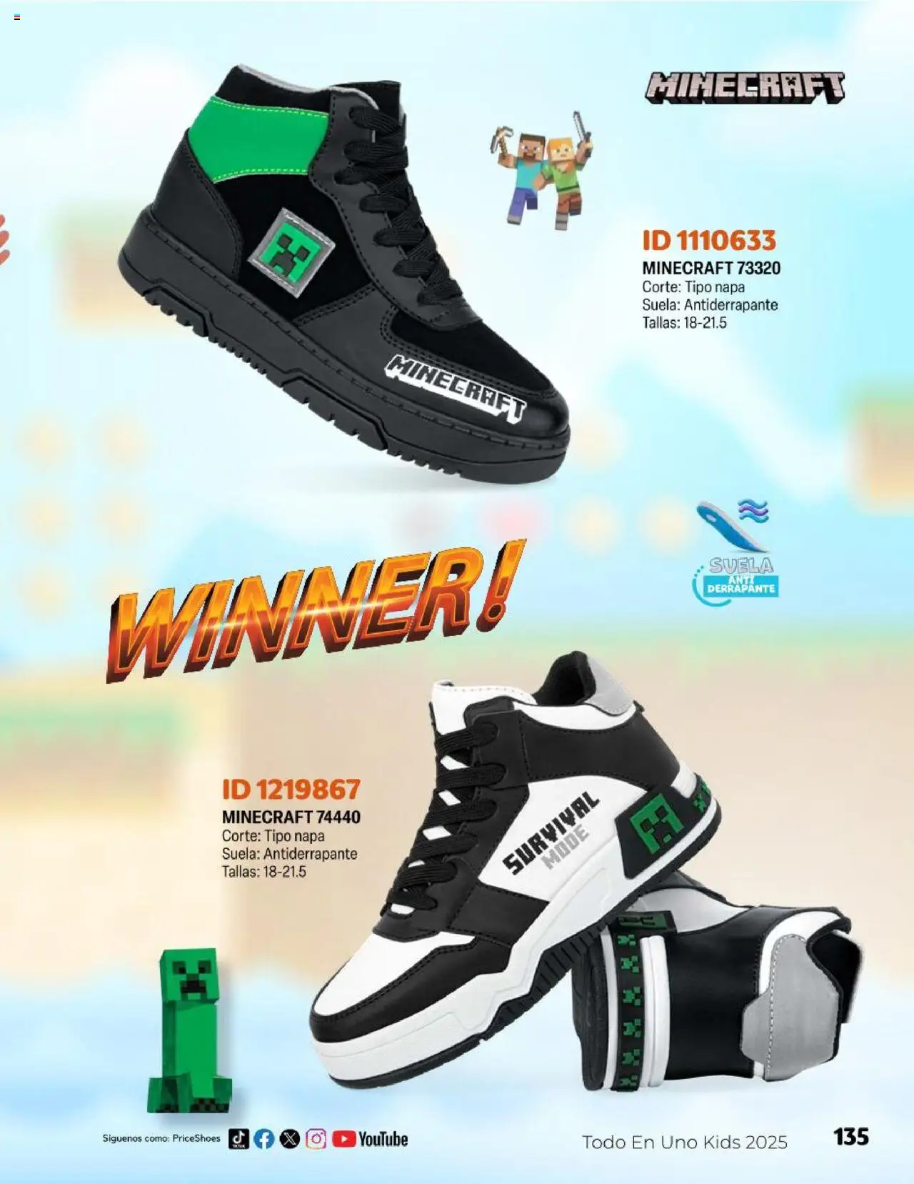 Nuevas ofertas de Price Shoes válidas en toda la República Mexicana desde el 23.04.2025. ¡Encuentra las mejores ofertas en Price Shoes catálogo Kids! | Página: 135