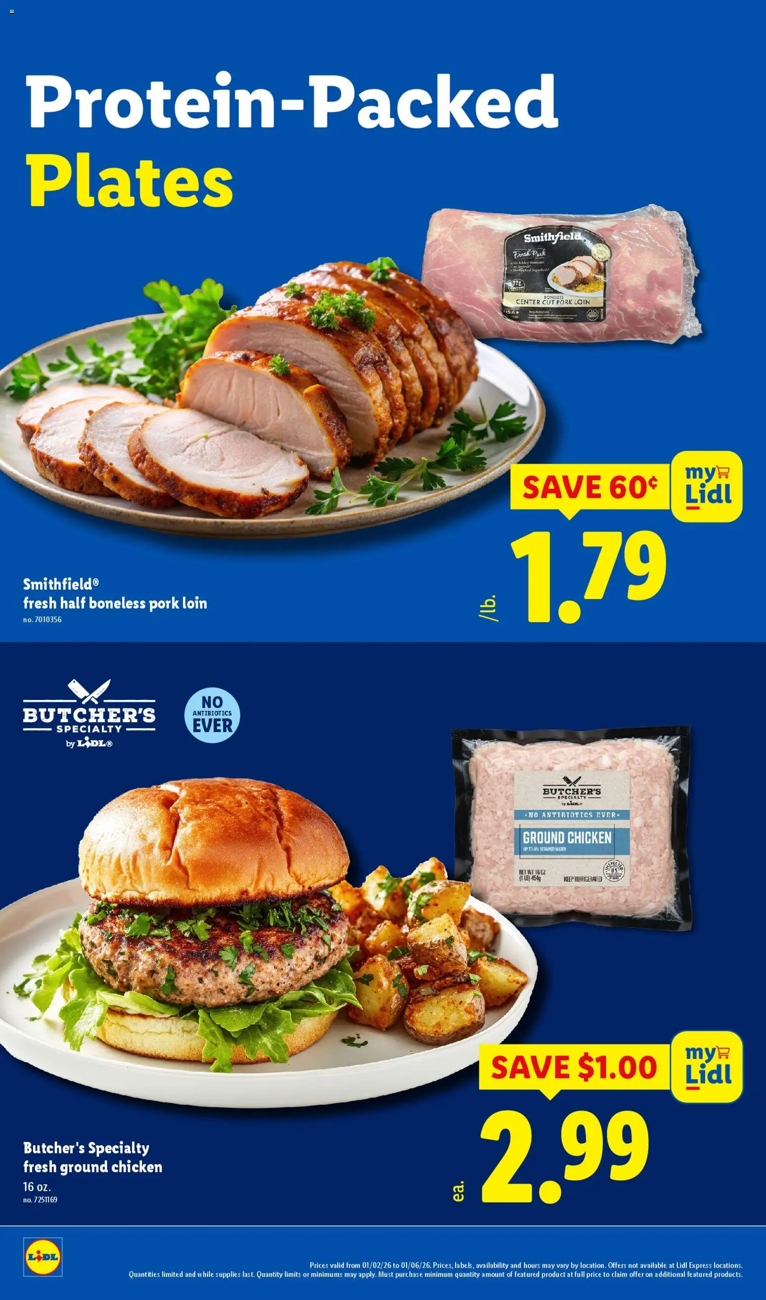 Lidl Weekly Ad - valid from 02.01.2026 | Page: 6 | Products: Pork, Water