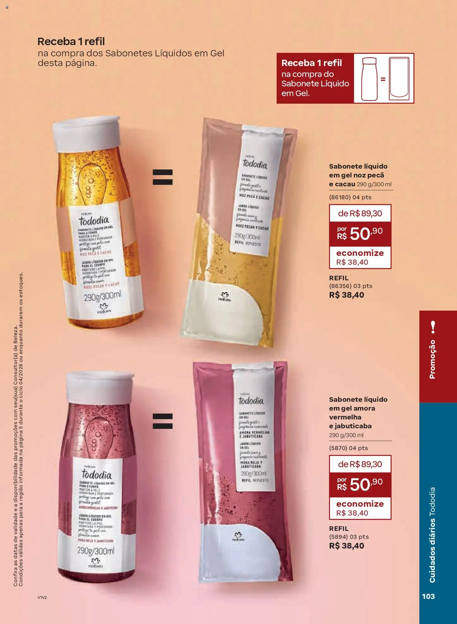 Natura Folheto - válido de 19.02.2026 | Página: 103 | Produtos: Sabonete, Sabonete líquido