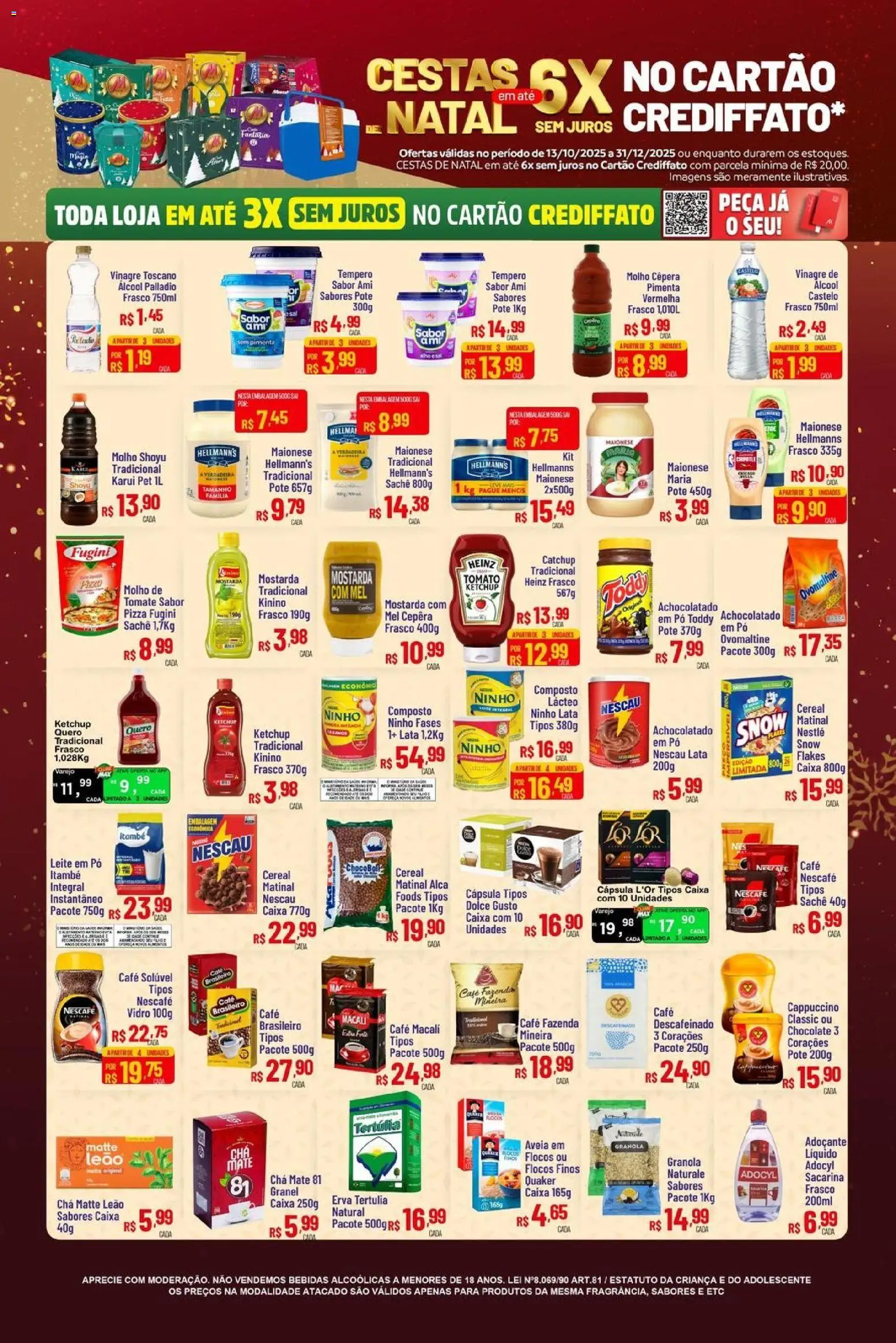 Max Atacadista Folheto - válido de 17.11.2025 | Página: 3 | Produtos: Pó, Chá mate, Mel, Maionese