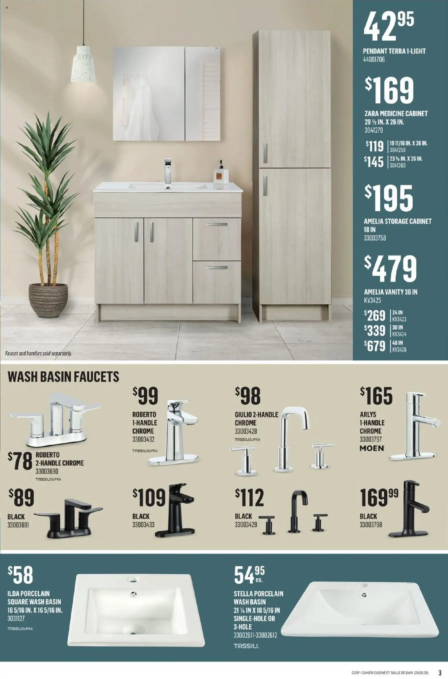 Canac flyer valid from 29.01.2026 | Page: 3 | Products: Cabinet