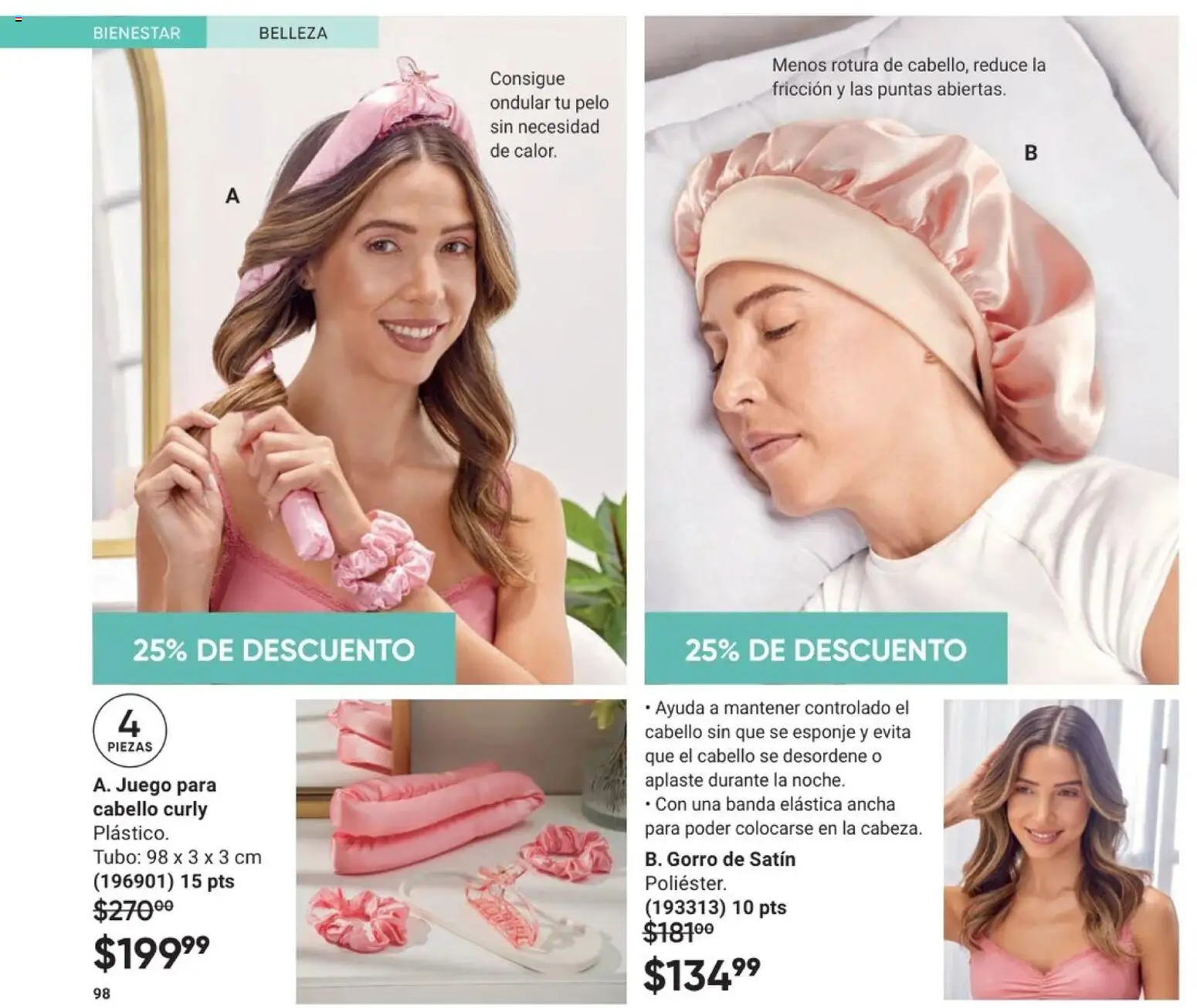 Nuevas ofertas de AVON válidas en toda la República Mexicana desde el 20.12.2025. ¡Encuentra las mejores ofertas en AVON Casa & Estilo 1 2026! | Página: 100 | Productos: Juego