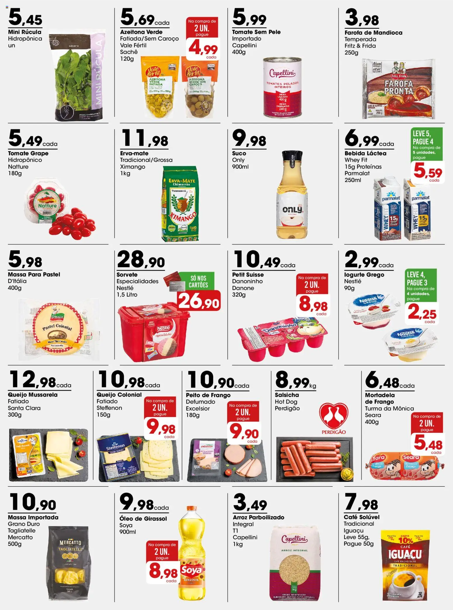 Zaffari Folheto - válido de 16.03.2026 | Página: 2 | Produtos: Piso, Queijo, Óleo, Iogurte grego