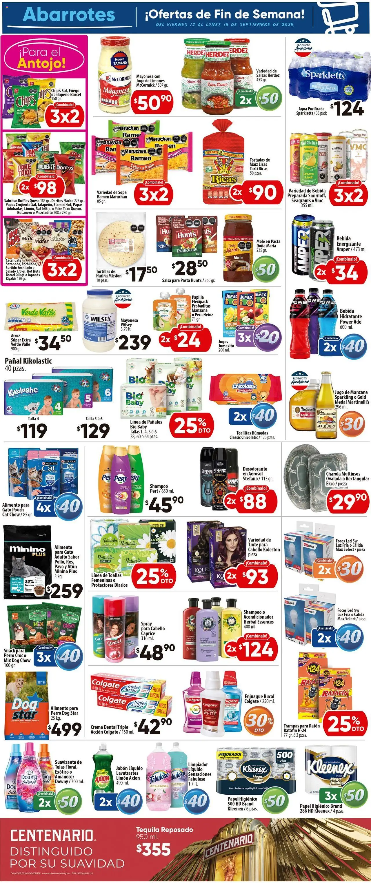 Nuevas ofertas de Calimax válidas en toda la República Mexicana desde el 12.09.2025. ¡Encuentra las mejores ofertas en Calimax - Folleto Ensenada! | Página: 5 | Productos: Pollo, Jabón líquido, Manzana, Pañales