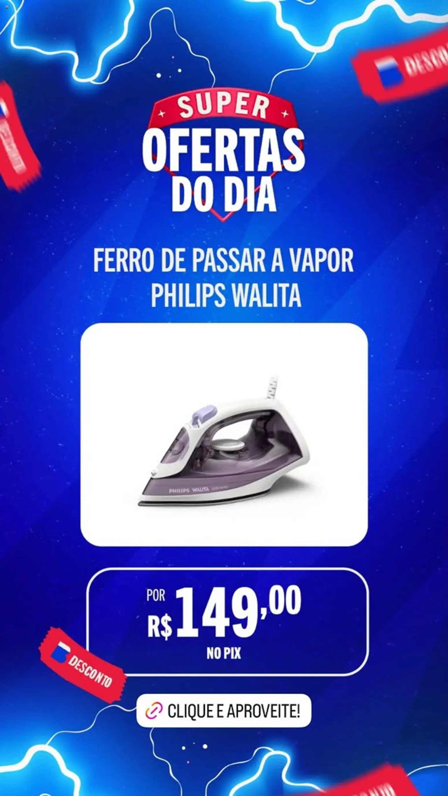 Casas Bahia Folheto - válido de 09.01.2026 | Página: 3 | Produtos: Ferro, Ferro de passar