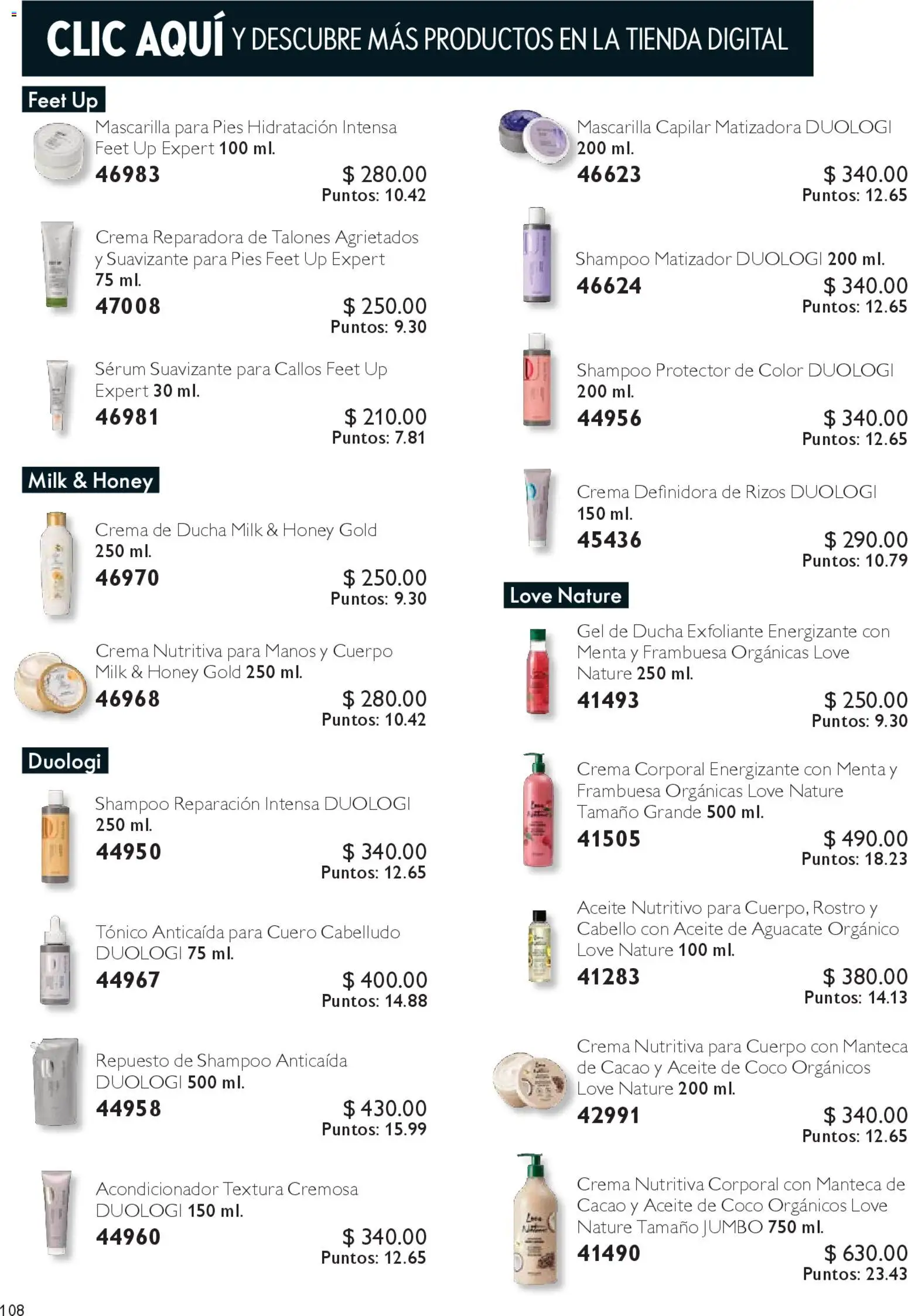 Nuevas ofertas de Oriflame válidas en toda la República Mexicana desde el 25.10.2025. ¡Encuentra las mejores ofertas en Oriflame Buen Fin! | Página: 108 | Productos: Crema, Suavizante, Mascarilla, Acondicionador