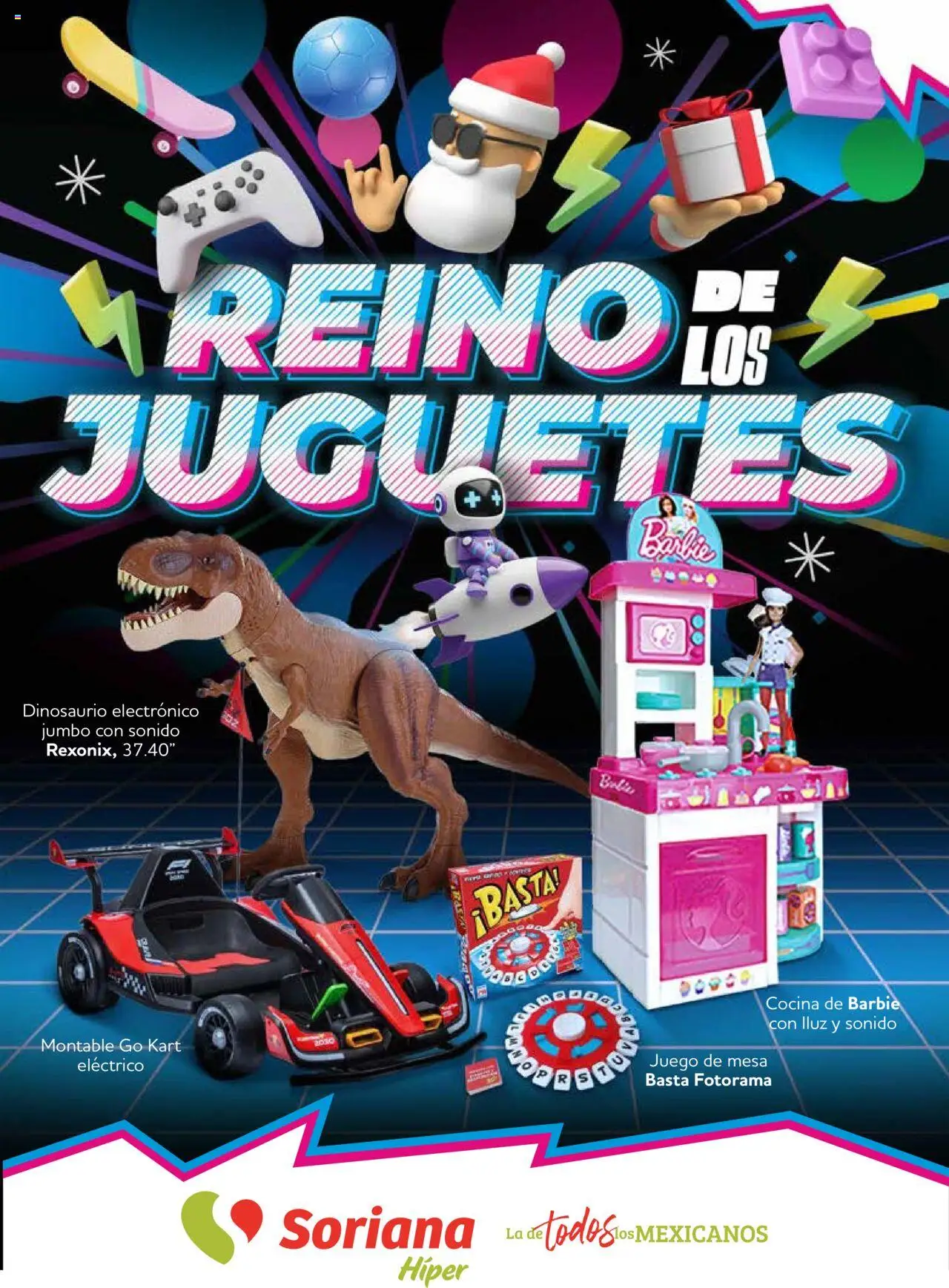 Nuevas ofertas de Soriana válidas en toda la República Mexicana desde el 09.10.2025. ¡Encuentra las mejores ofertas en Soriana - Reino de los Juguetes Súper Nacional! | Página: 1 | Productos: Juego, Cocina, Mesa