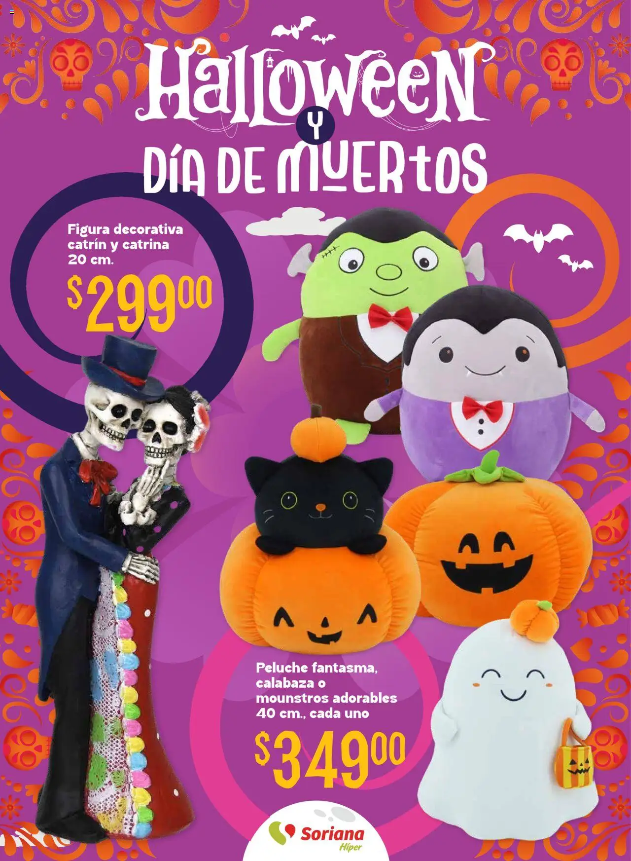 Nuevas ofertas de Soriana válidas en toda la República Mexicana desde el 25.09.2025. ¡Encuentra las mejores ofertas en Soriana - Halloween y Día de Muertos Híper Nacional! | Página: 1