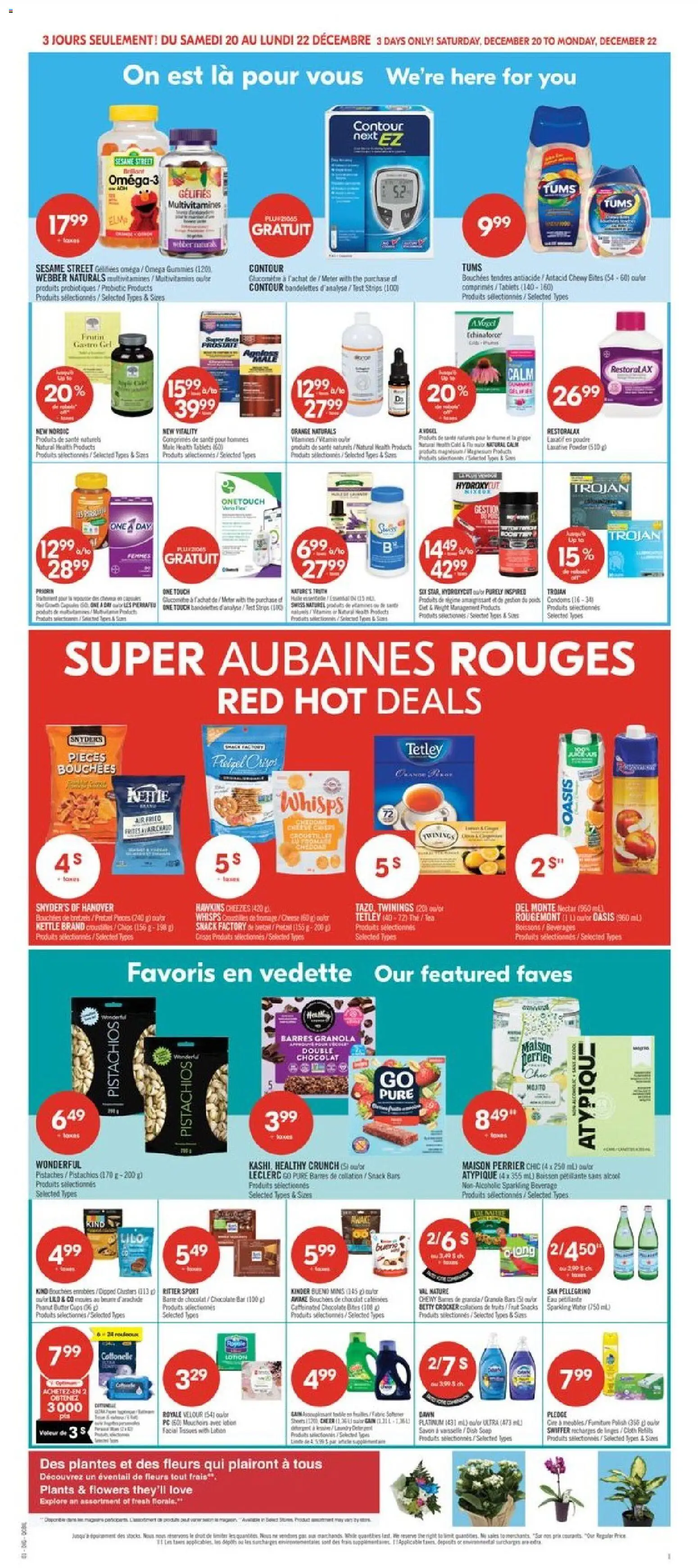 Pharmaprix flyer valid from 20.12.2025 | Page: 5 | Products: PC, Detergent, Cheese, Oil