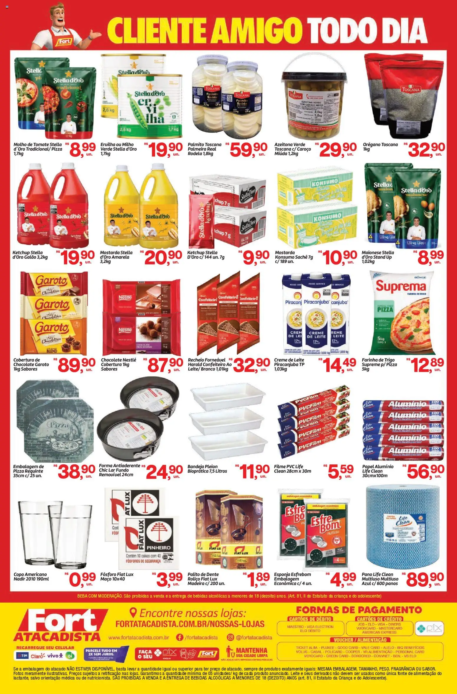 Fort Atacadista Folheto - válido de 02.03.2026 | Página: 2 | Produtos: Fósforo, Farinha de trigo, Ketchup, Orégano
