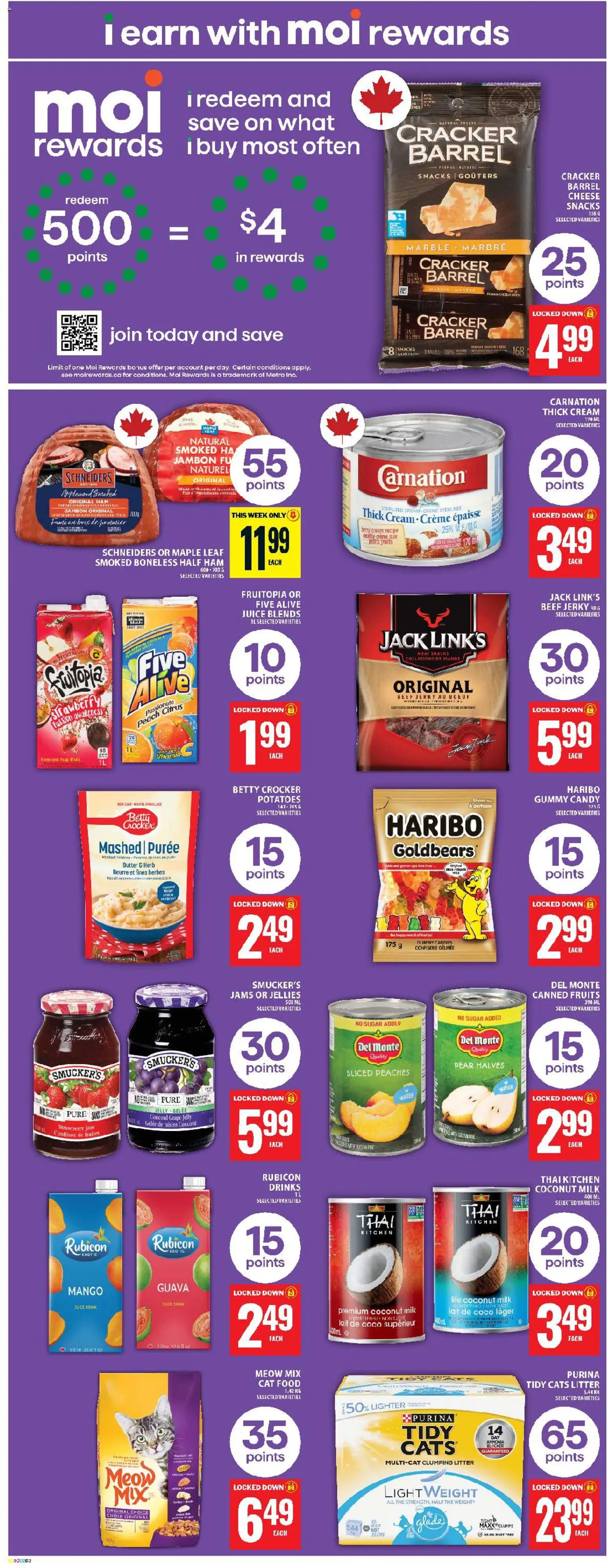 Food Basics flyer valid from 13.11.2025 | Page: 4 | Products: Beef, Potatoes, Milk, Butter