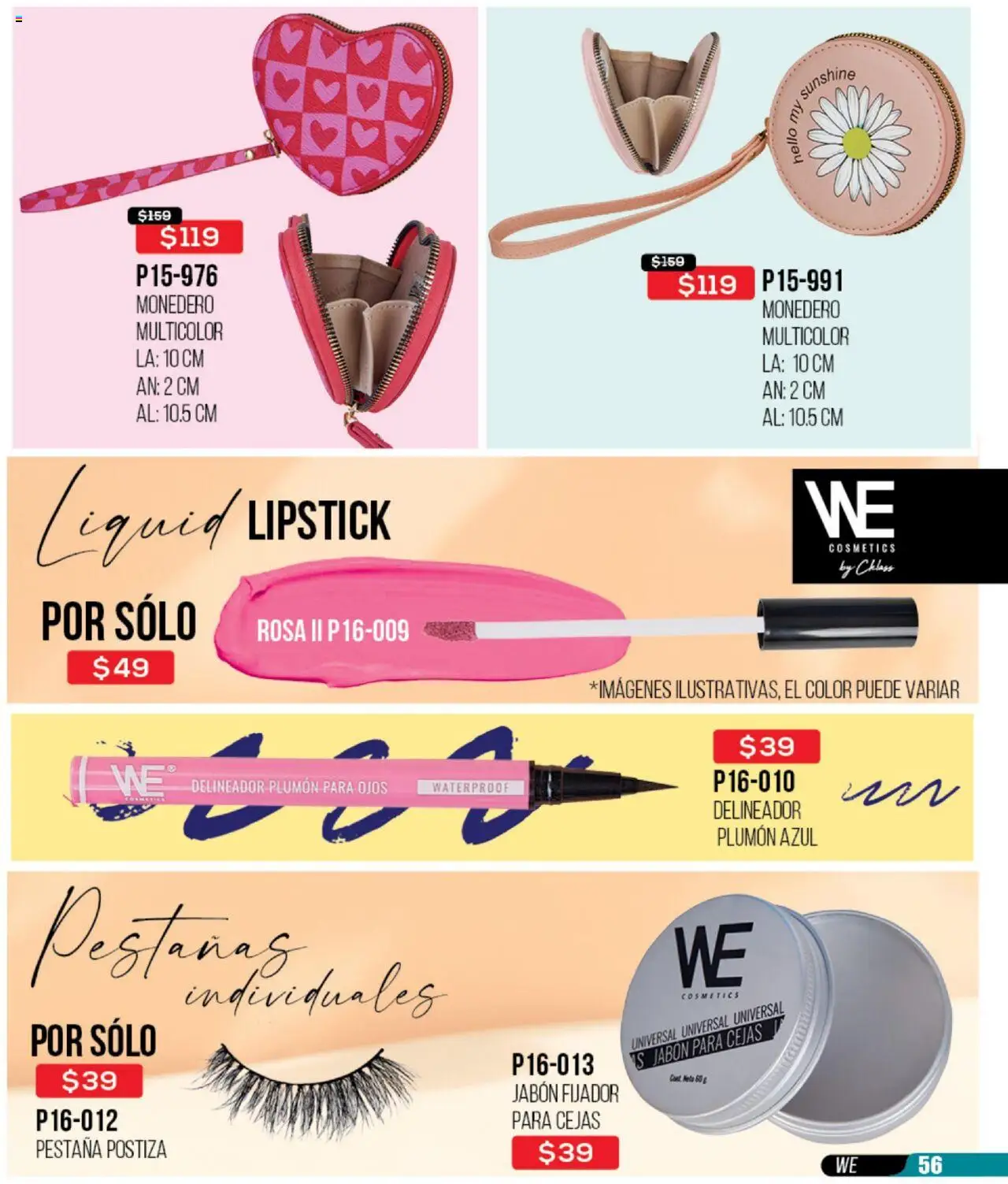Nuevas ofertas de Cklass válidas en toda la República Mexicana desde el 09.09.2025. ¡Encuentra las mejores ofertas en Cklass - Catálogo Liquidacion Calzado! | Página: 240 | Productos: Monedero, Fijador, Delineador, Jabón