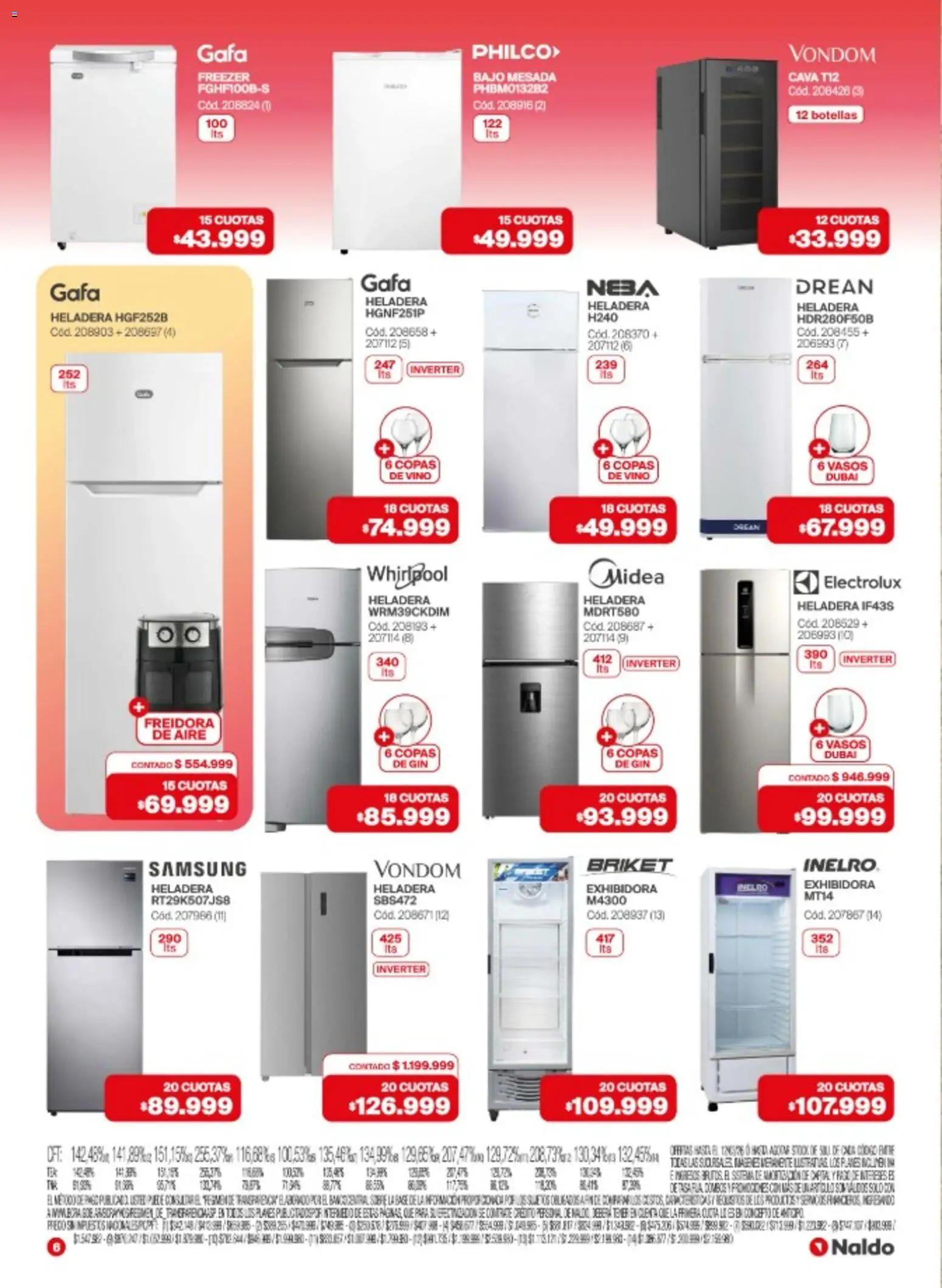 Naldo catálogo │ válido desde el 02.03.2026 | Página: 6 | Productos: Freidora, Vino, Vasos, Cava
