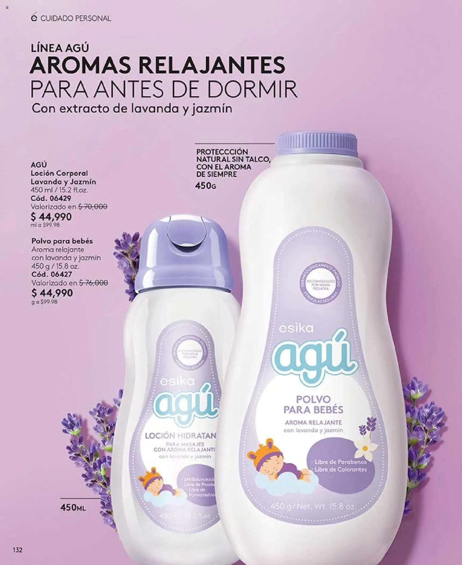 Ésika revista - valida desde el 03.11.2025 | Página: 144 | Productos: Loción, Polvo