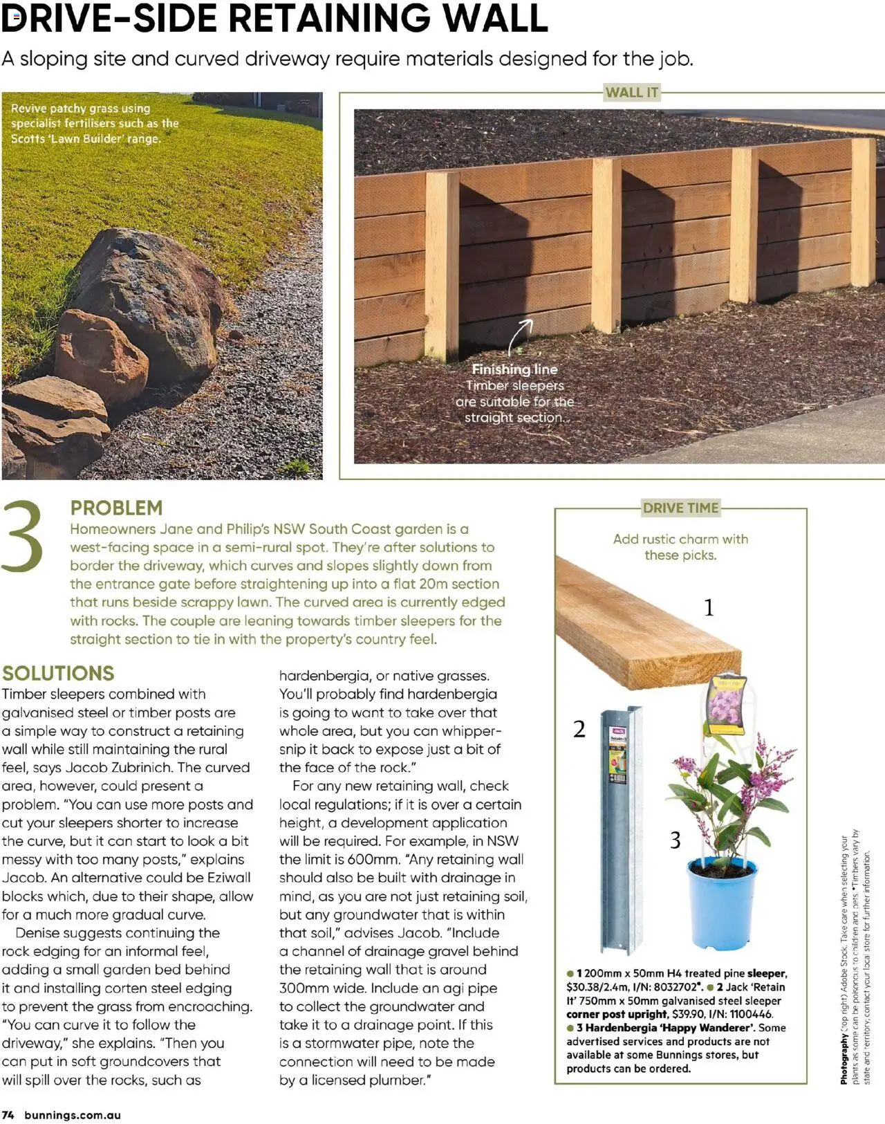Bunnings Warehouse catalogue - valid from 01.10.2025 | Page: 74 | Products: Grass, Gate, Tie, Bed