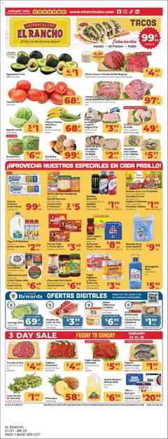 Preview of El Rancho weekly ads valid from 21.01.2026