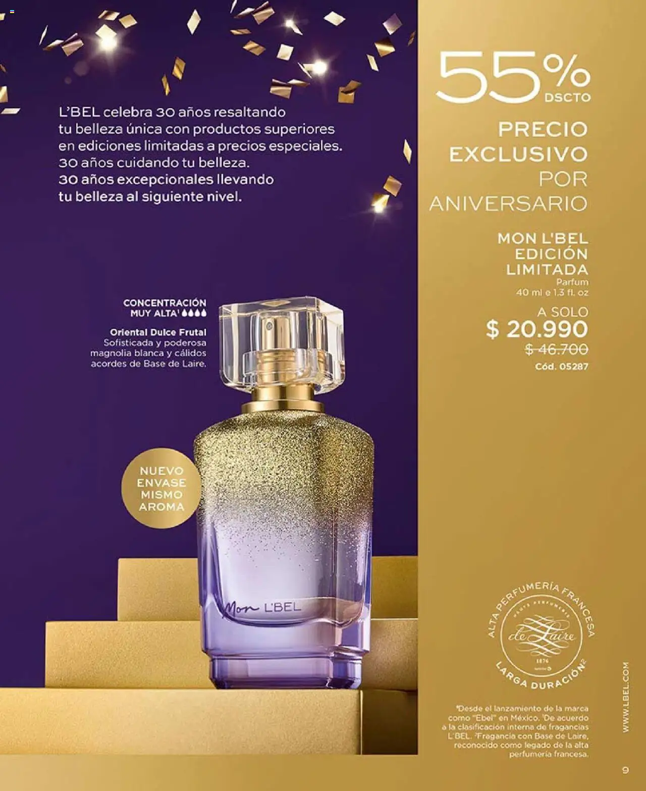 Catálogo L'Bel Campaña 13 │ válido desde el 29.07.2025 | Página: 9 | Productos: Base