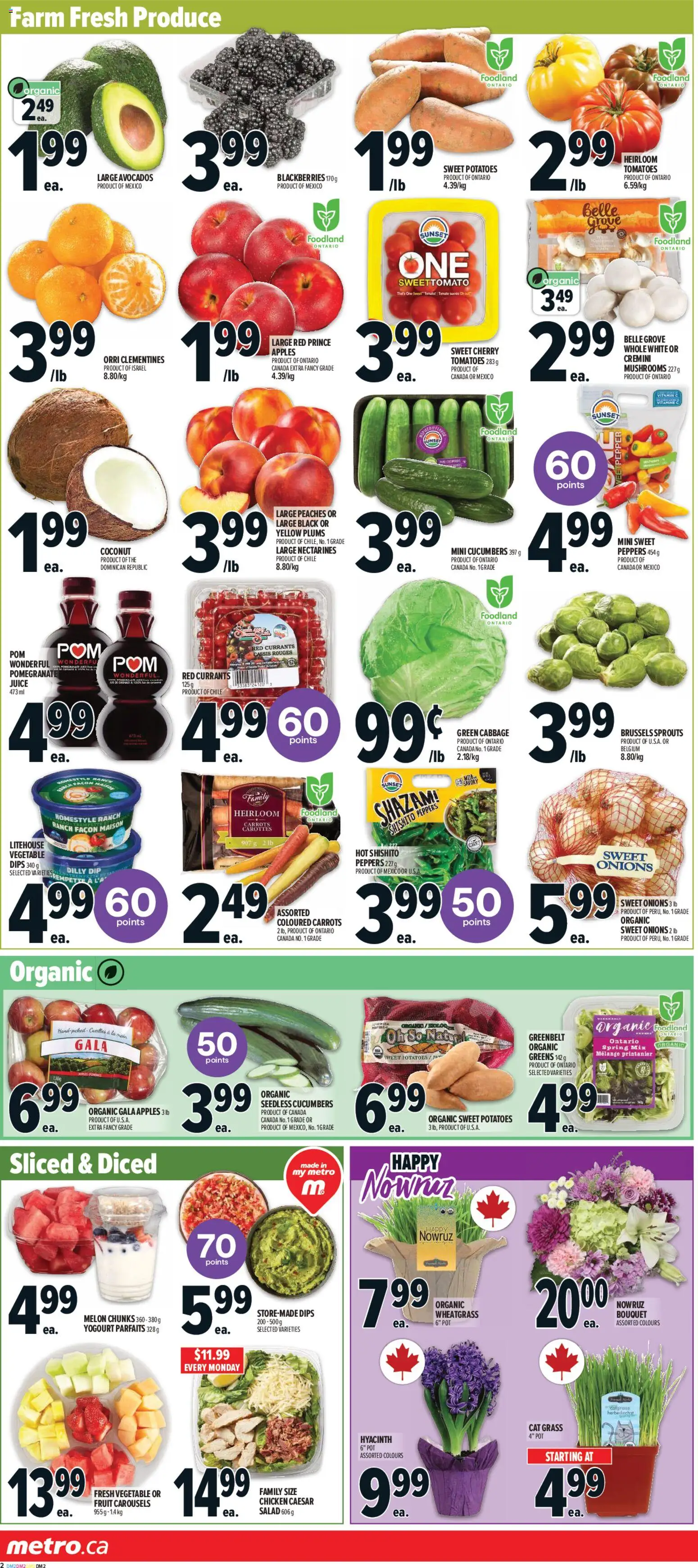 Metro flyer valid from 19.03.2026 | Page: 6 | Products: Salad, Potatoes, Chicken, Tomatoes