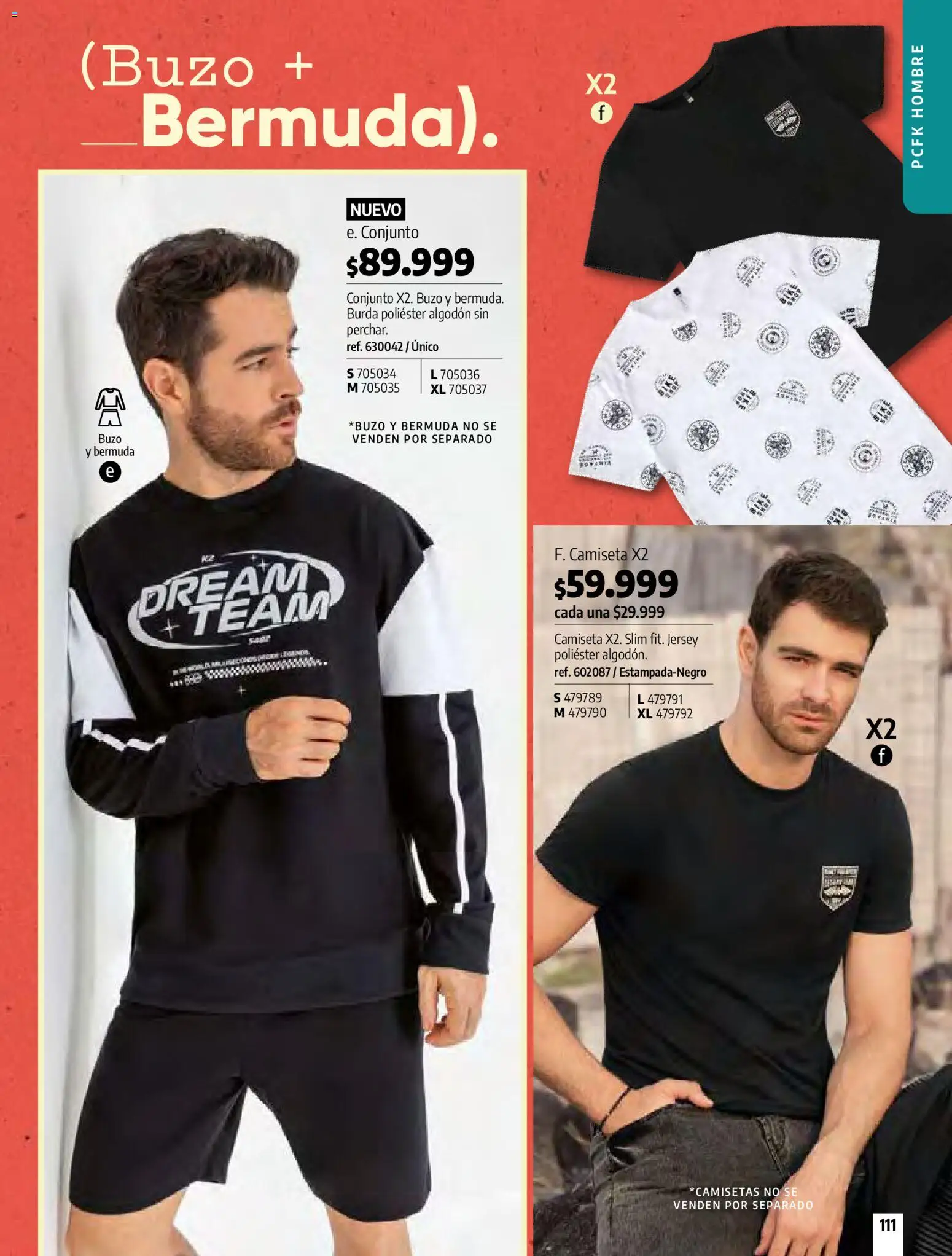 Pacifika revista - valida desde el 01.04.2026 | Página: 111 | Productos: Algodón, Bermuda, Buzo, Camiseta