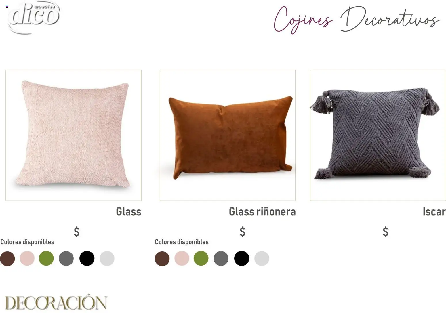 Nuevas ofertas de Muebles Dico válidas en toda la República Mexicana desde el 09.12.2025. ¡Encuentra las mejores ofertas en Muebles Dico catálogo Decoración! | Página: 52