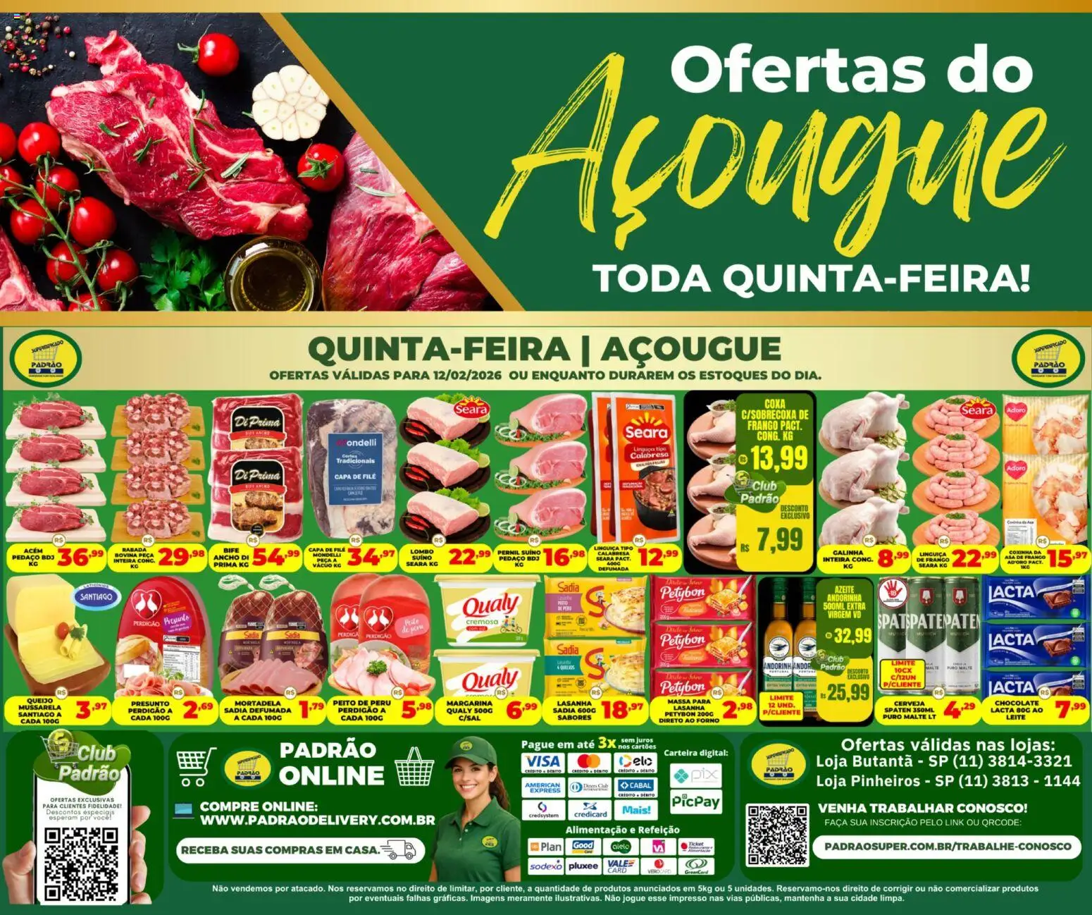 Supermercado Padrão Folheto - válido de 12.02.2026 | Página: 1